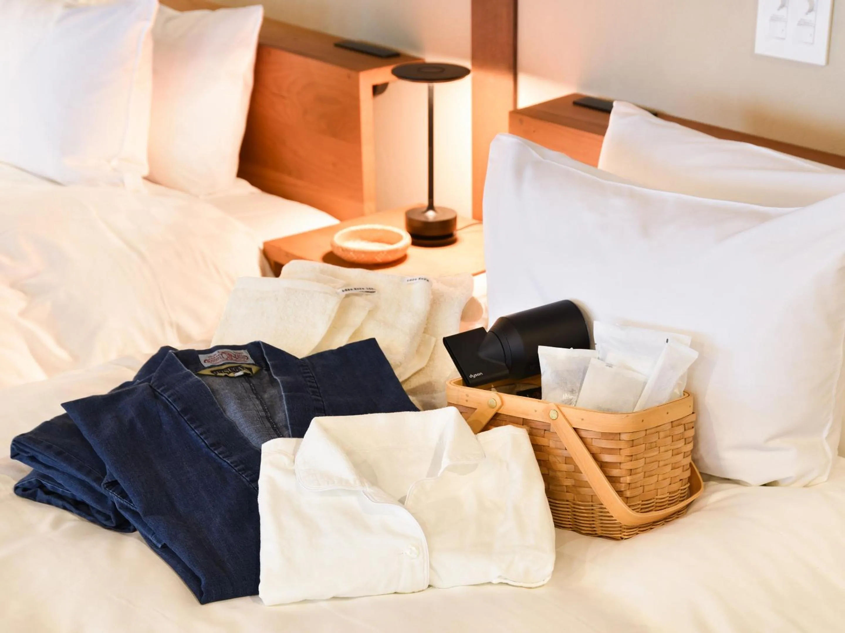 Photo of the whole room, Bed in Kyousen