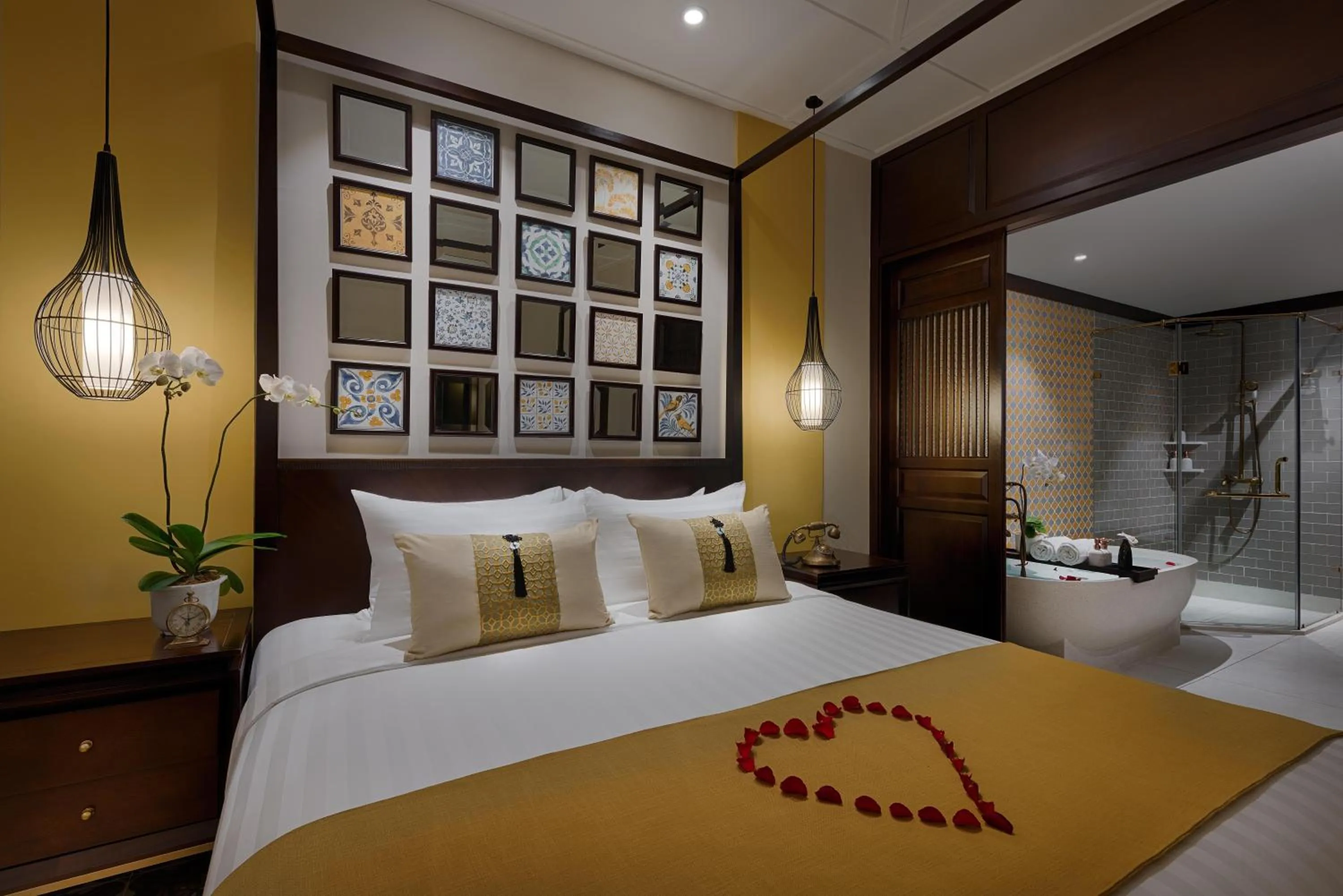 Bedroom, Bed in Allegro Hoi An . A Little Luxury Hotel & Spa