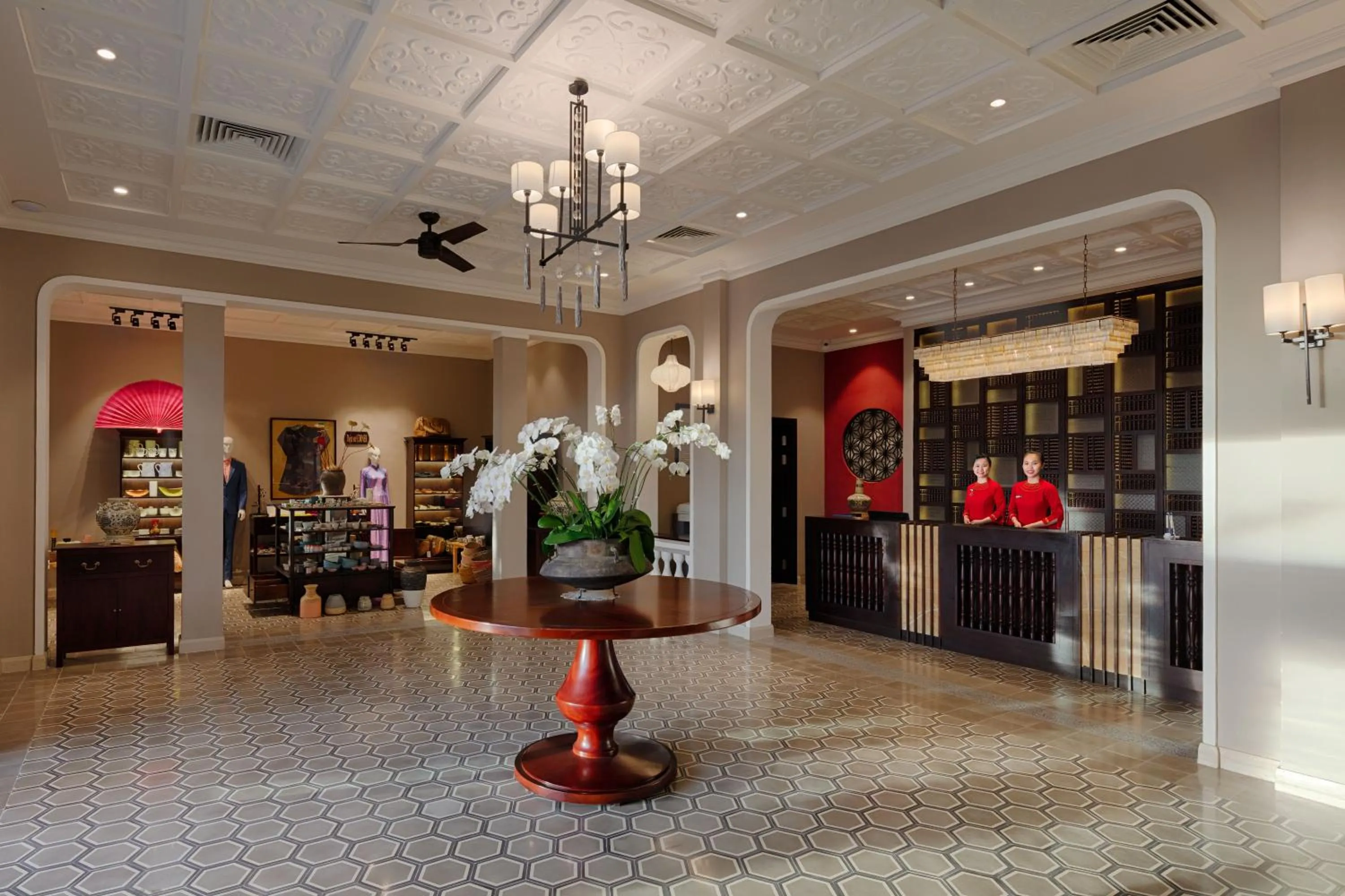 Lobby or reception in Allegro Hoi An . A Little Luxury Hotel & Spa