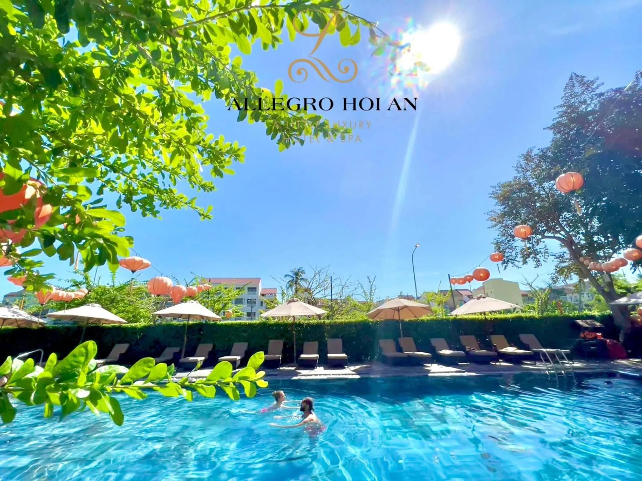 Swimming pool in Allegro Hoi An . A Little Luxury Hotel & Spa