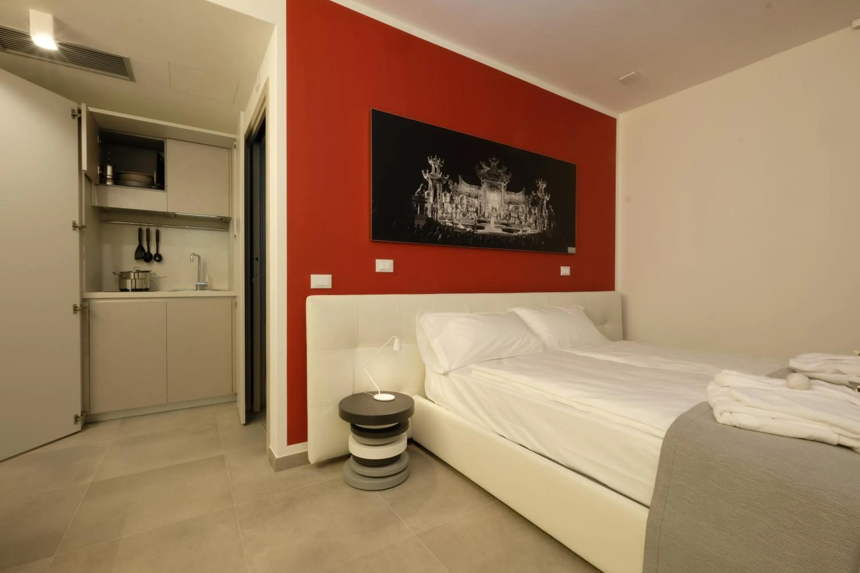 Bed in Relais Villa Clodia