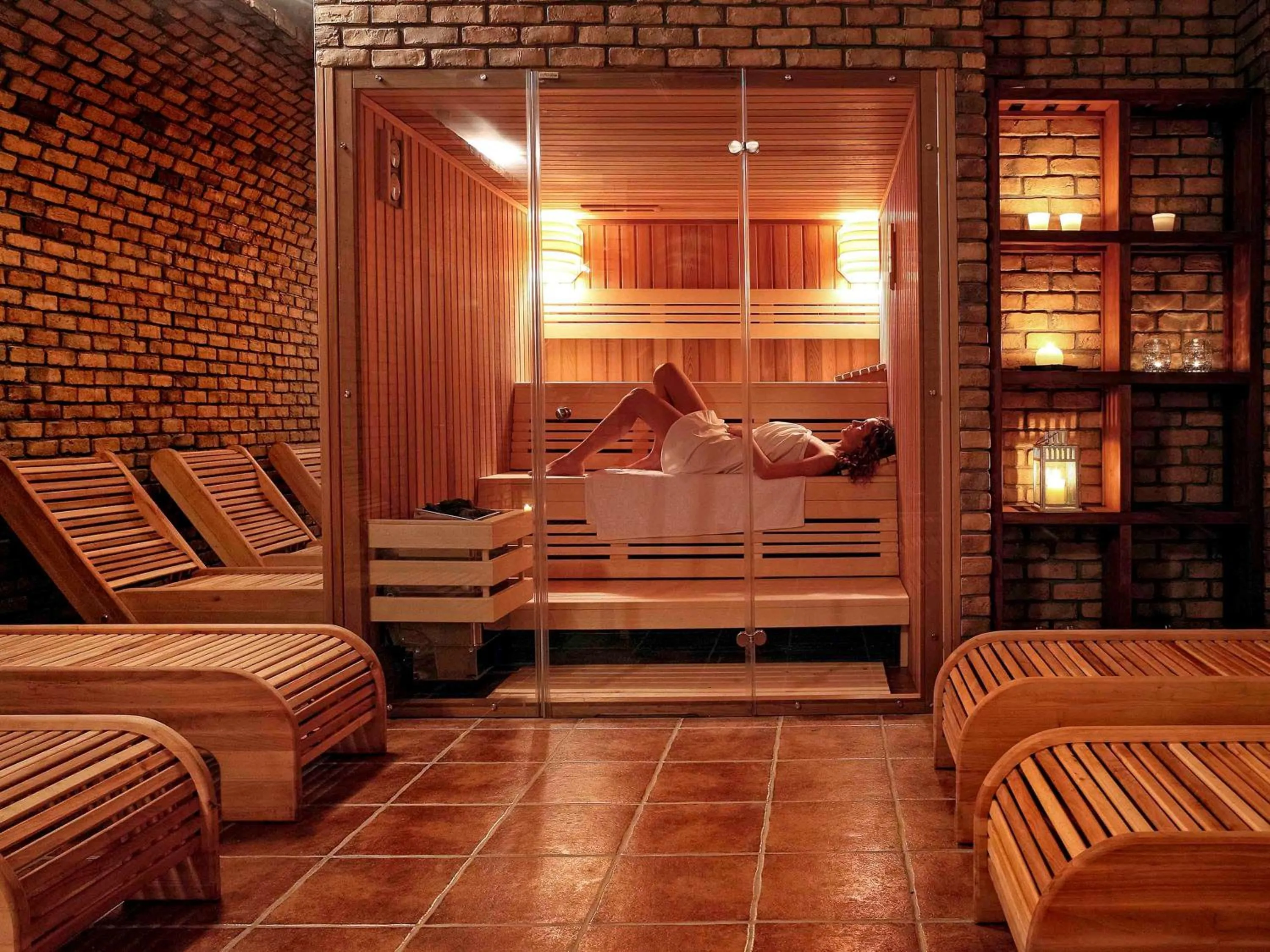 Spa and wellness centre/facilities, Bed in Vestil Hotel