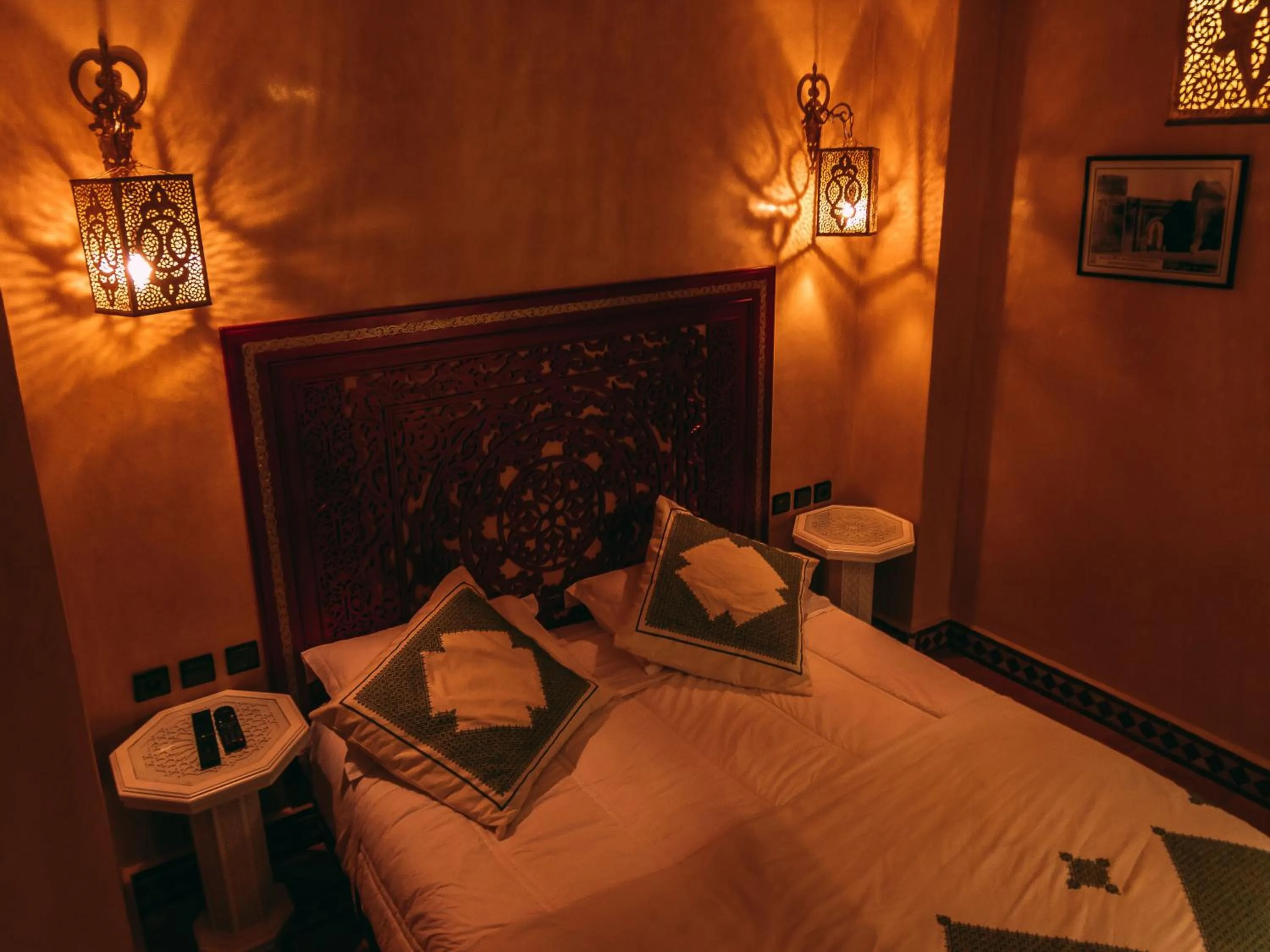 Bed in Riad Golf Stinia 1