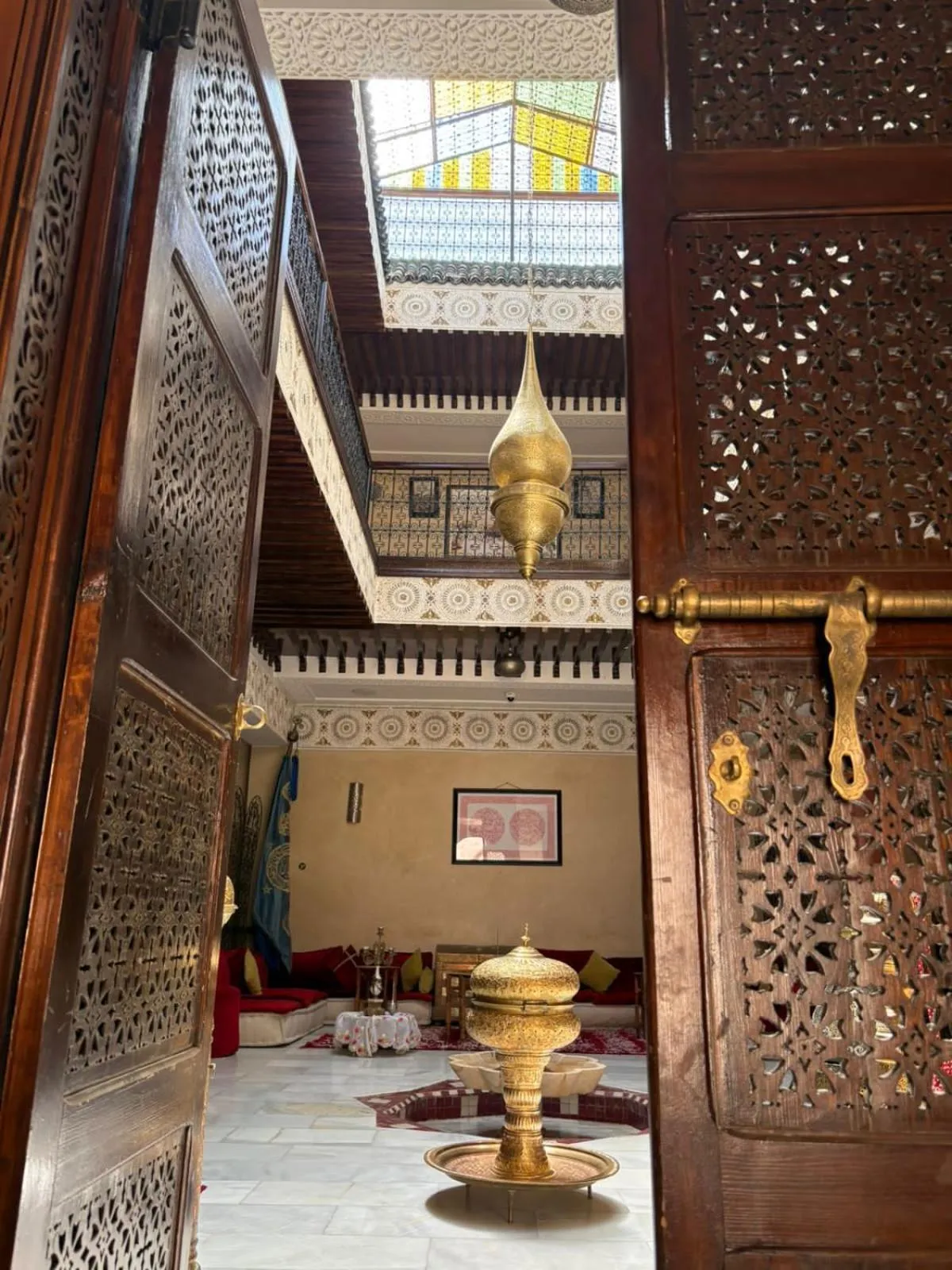 Seating area in Riad Golf Stinia 1