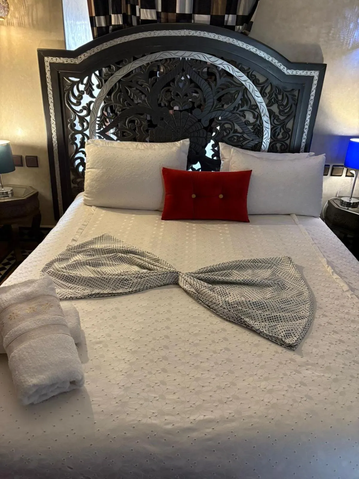 Bedroom, Bed in Riad Golf Stinia 1