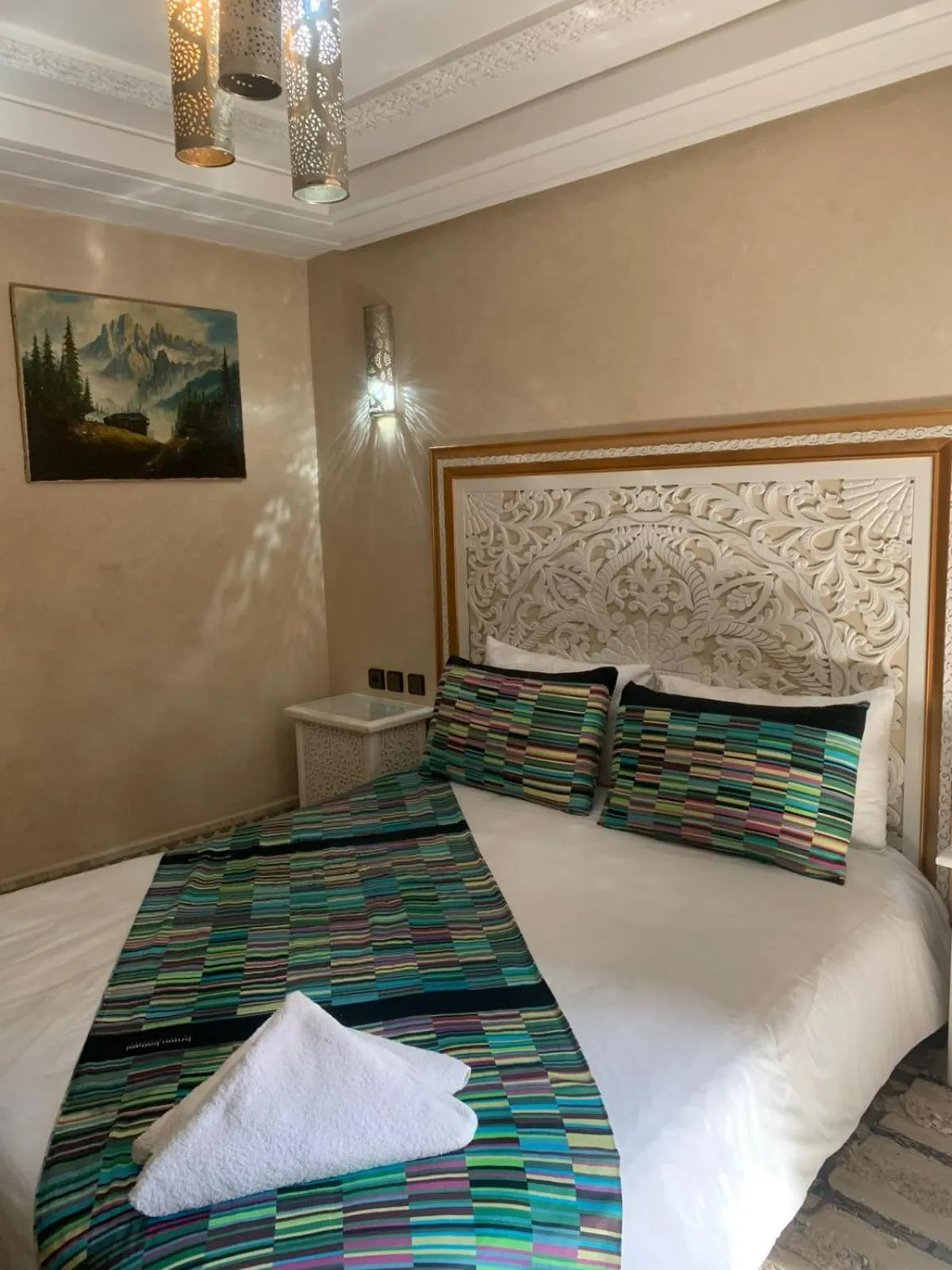 Bedroom, Bed in Riad Golf Stinia 1