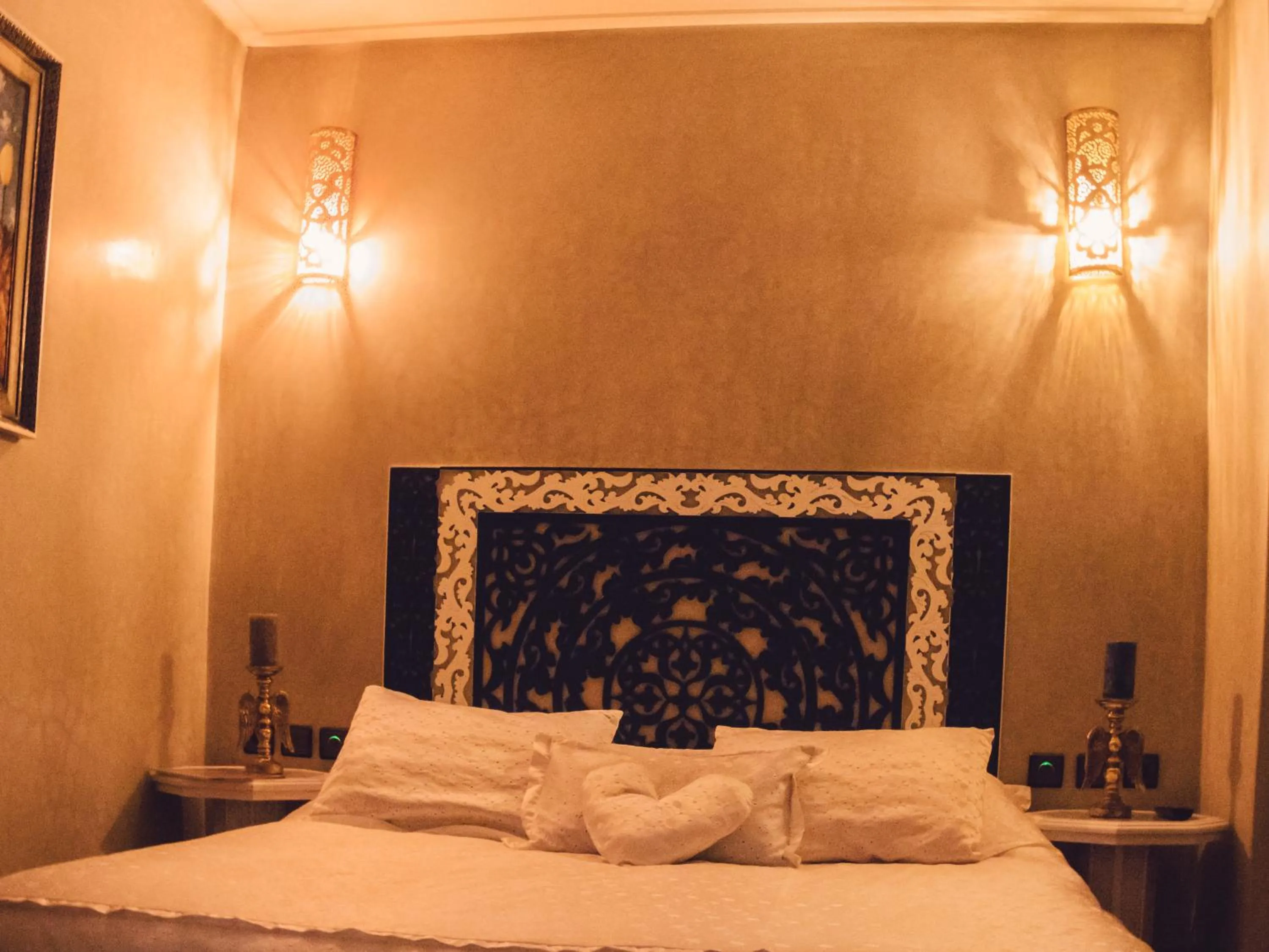 Bedroom, Bed in Riad Golf Stinia 1