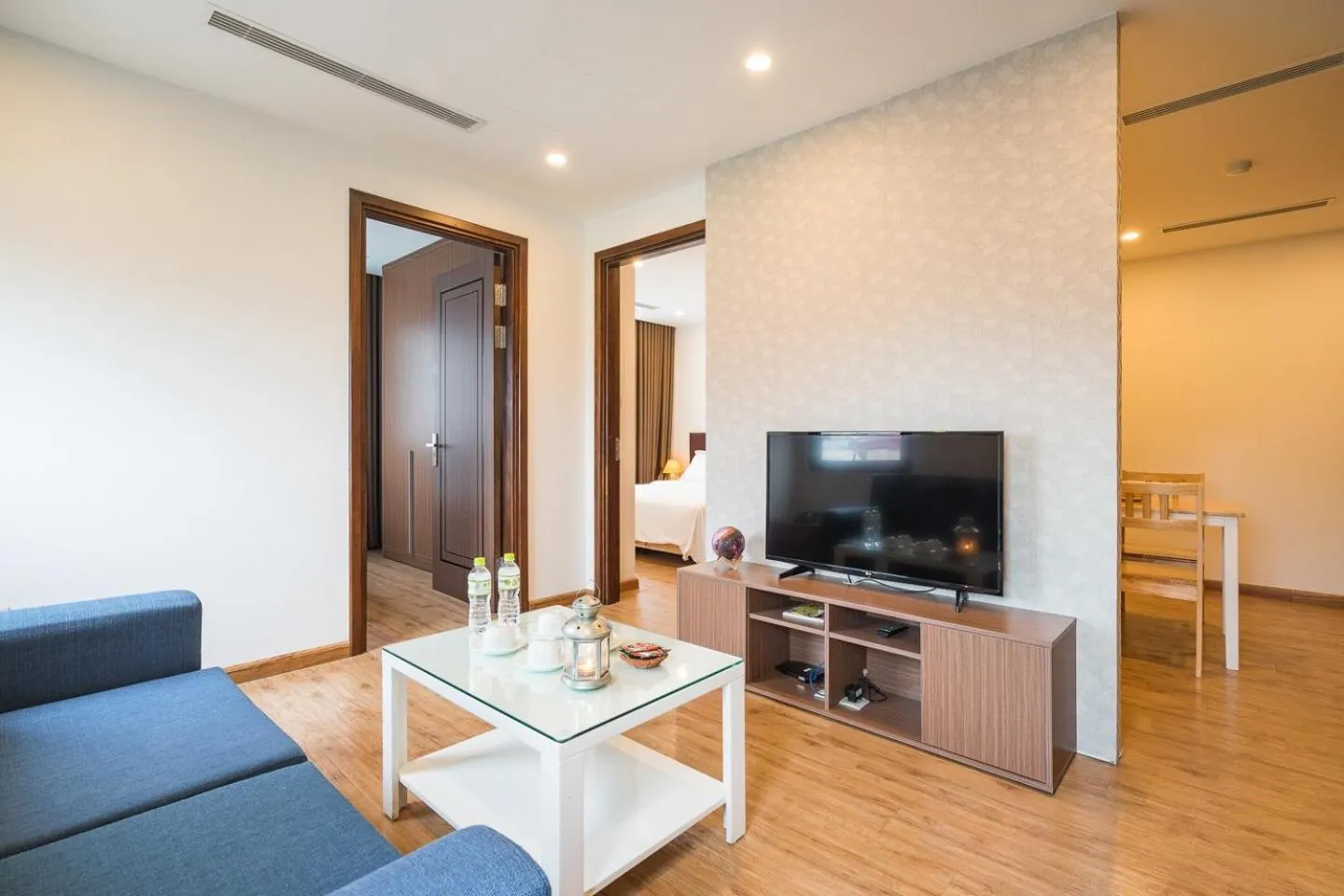 Living room in Ficus Suites