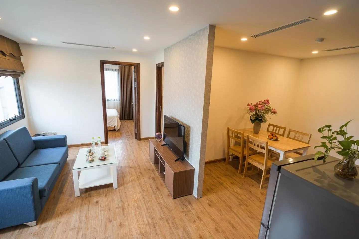 Living room in Ficus Suites