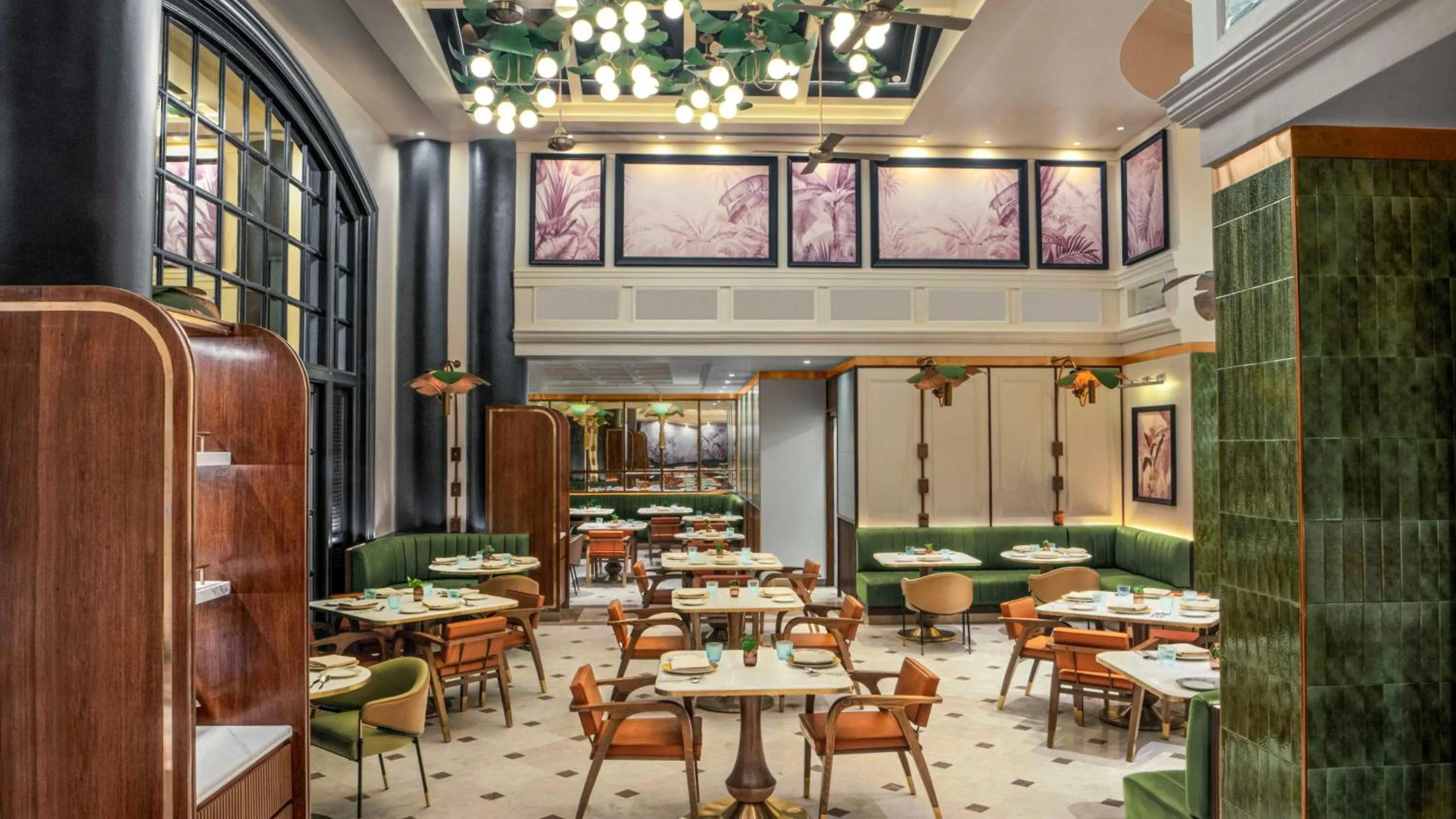 Dining area in Hilton Mumbai International Airport Hotel