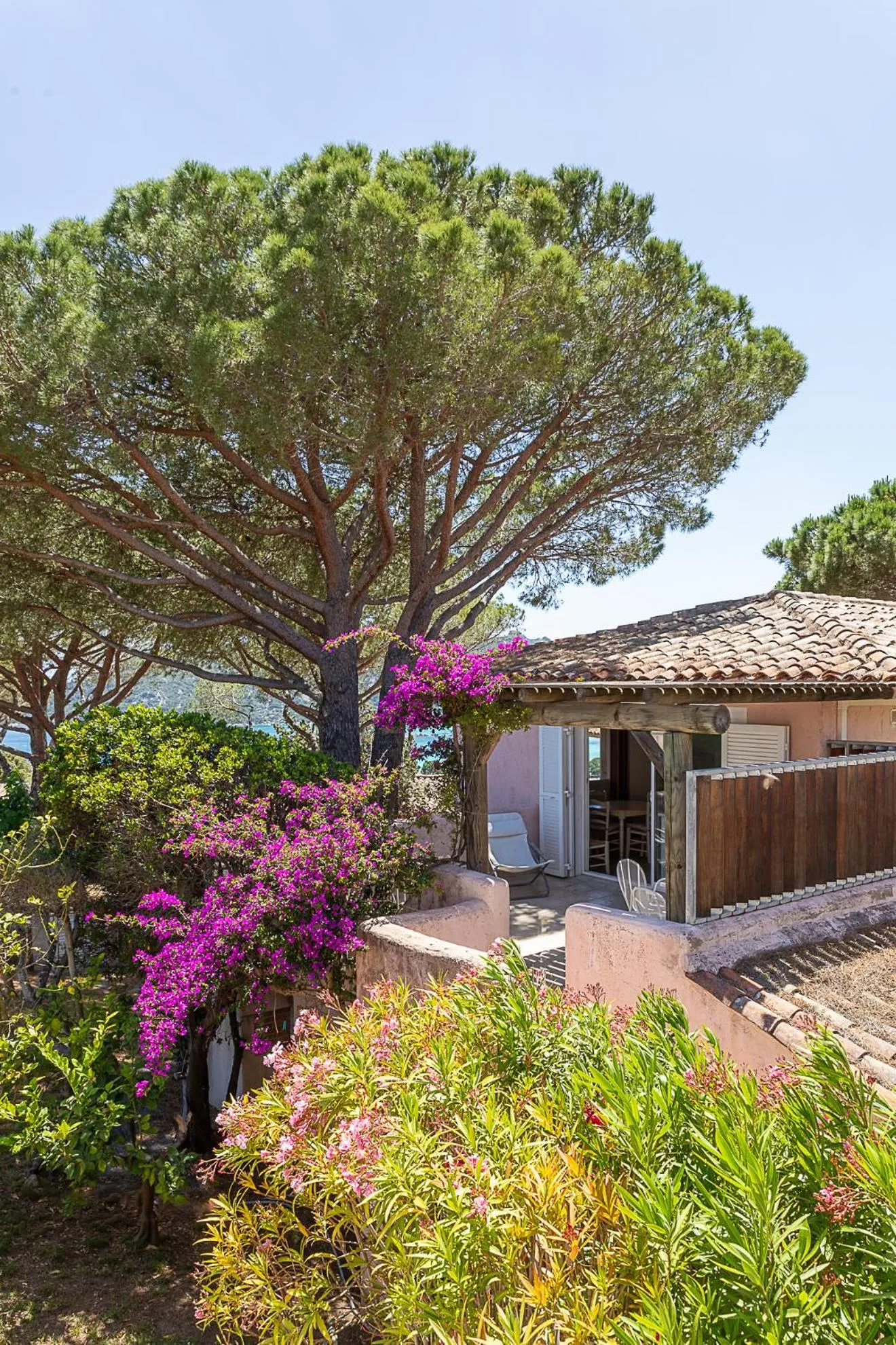 Patio in Résidence Marina Di Santa Giulia