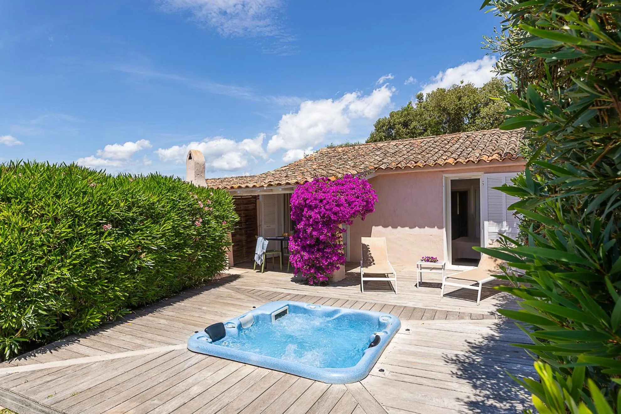 Patio in Résidence Marina Di Santa Giulia