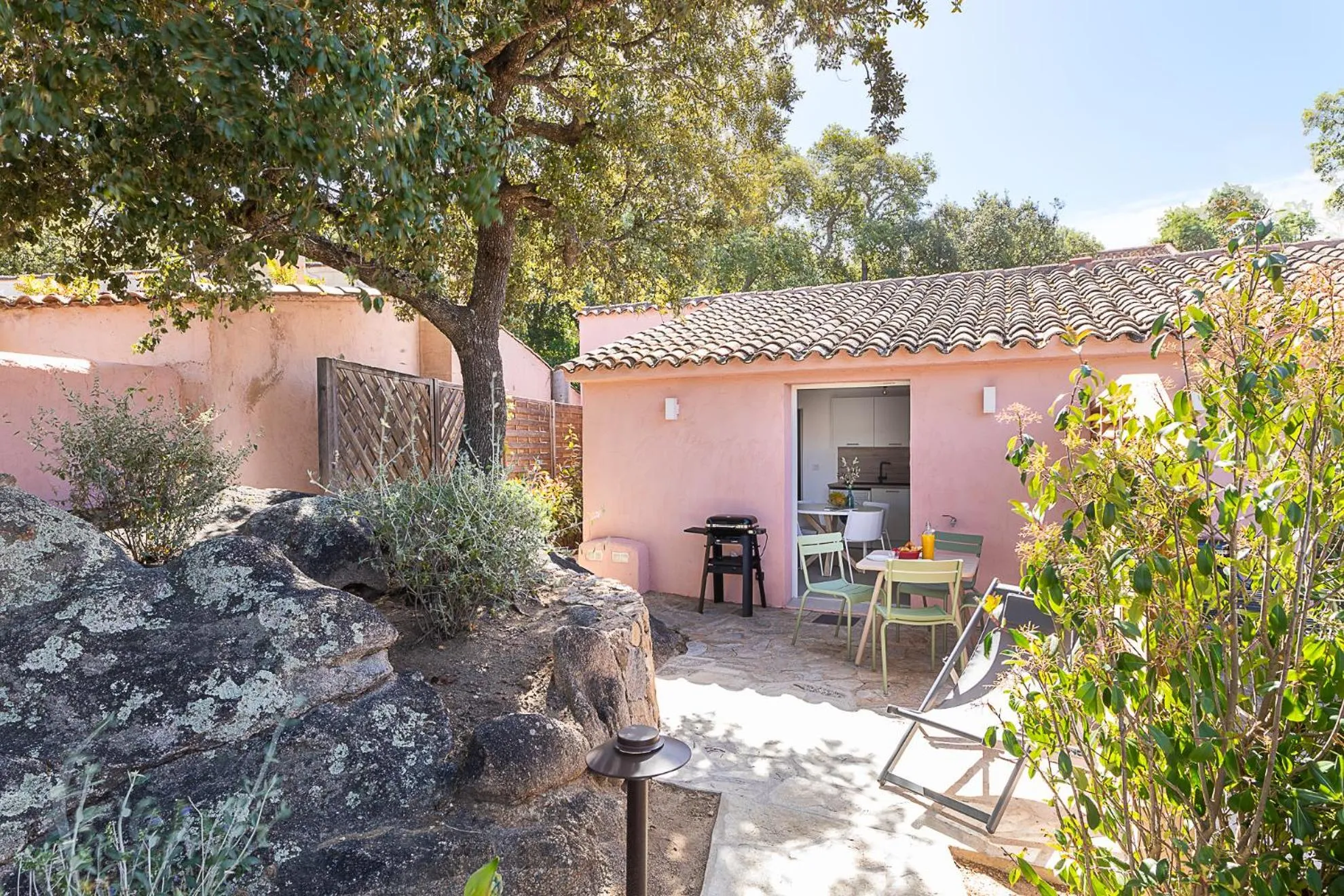 Patio in Résidence Marina Di Santa Giulia