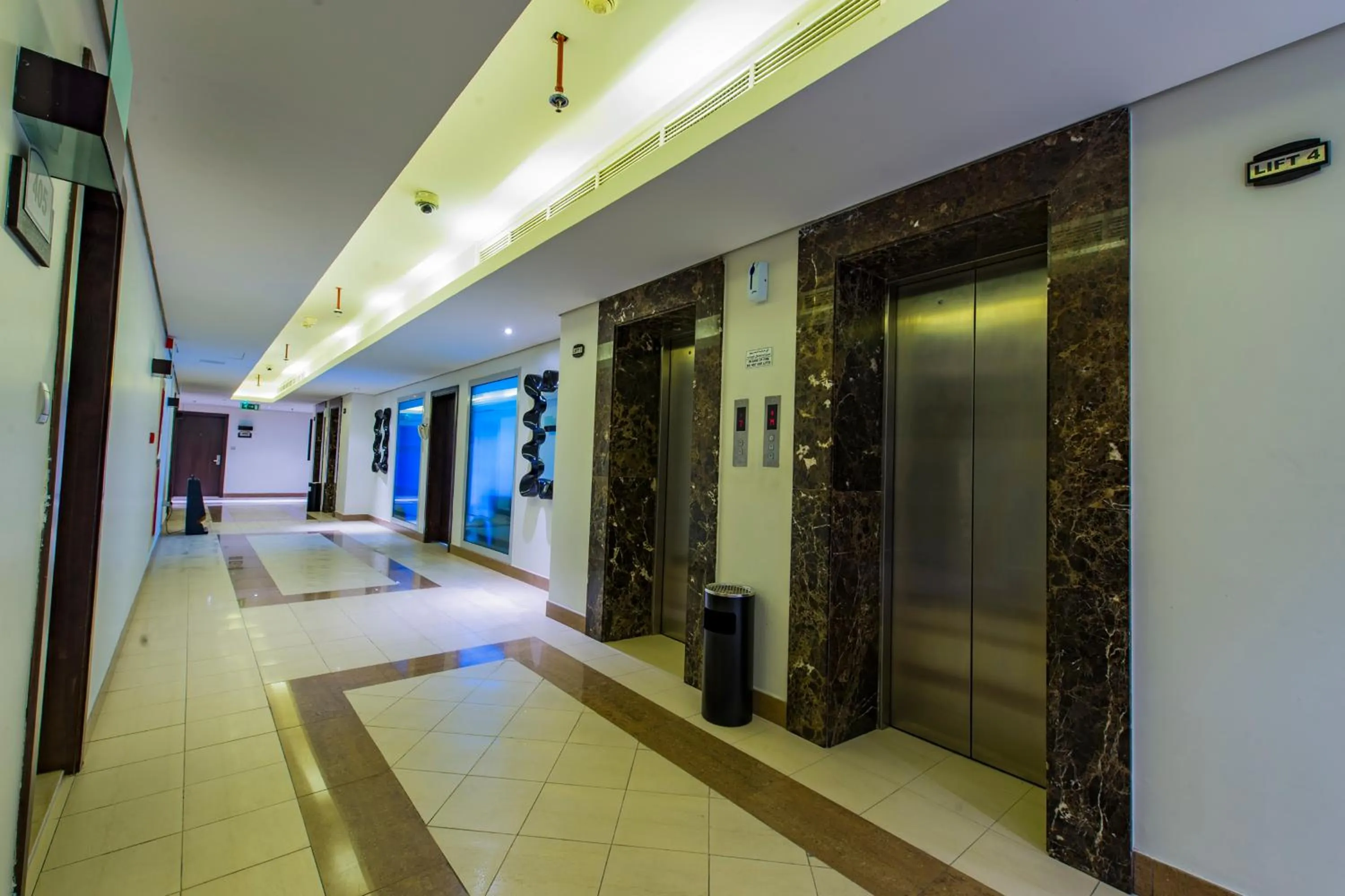 Decorative detail in Imperial Suites Hotel