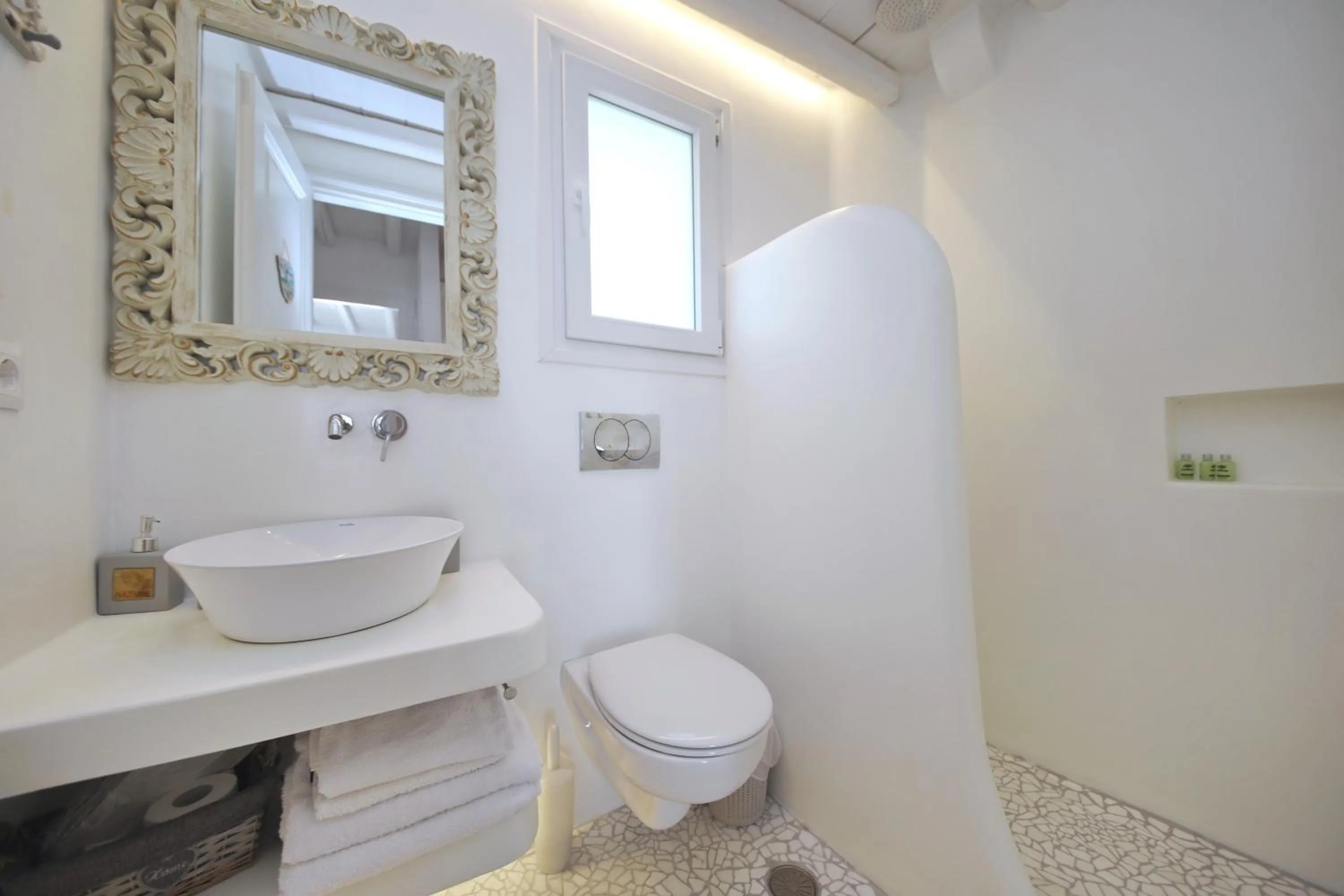 Bathroom in Evlalia Studios & Villas