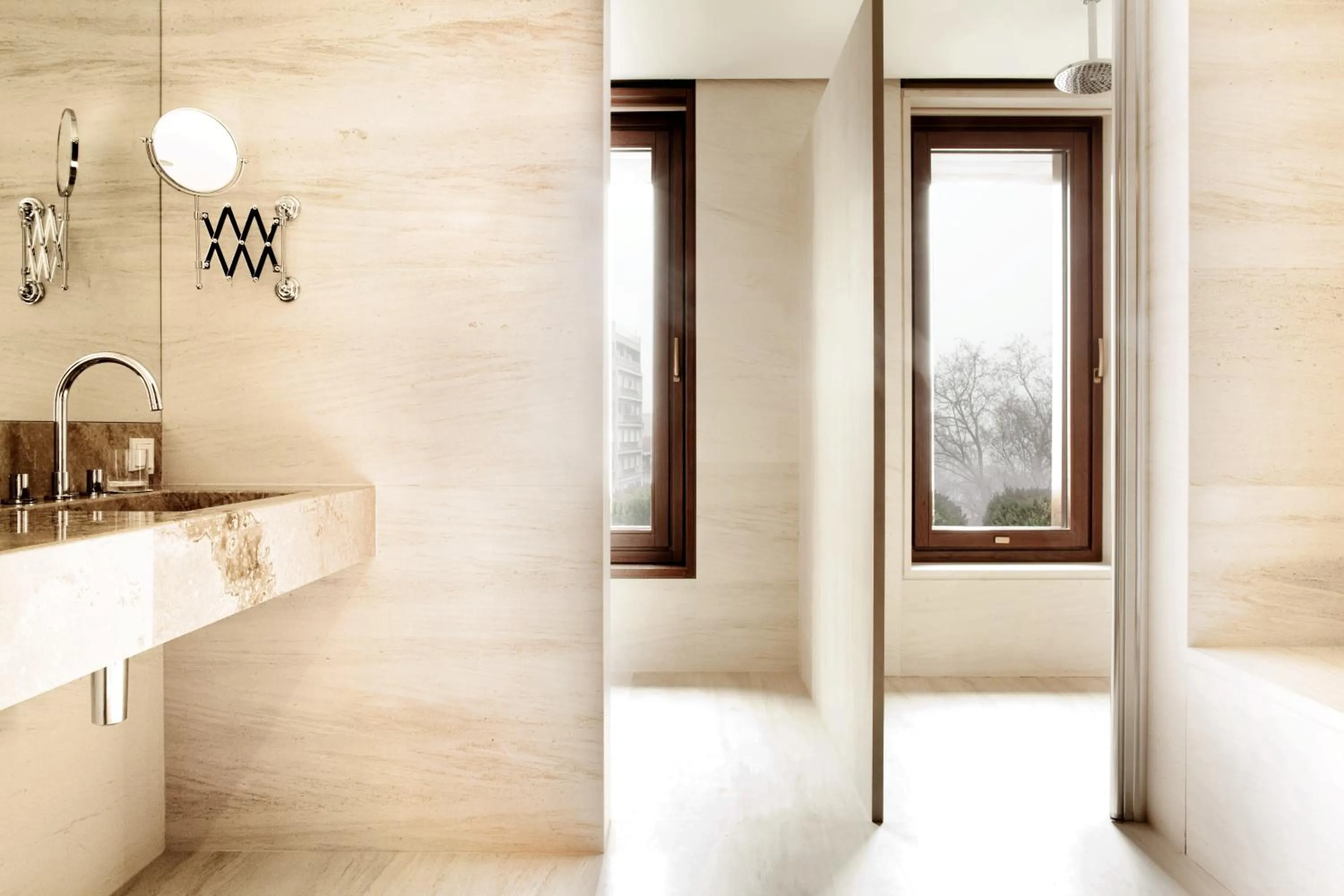 Bathroom in Square Nine Hotel Belgrade-The Leading Hotels of The World