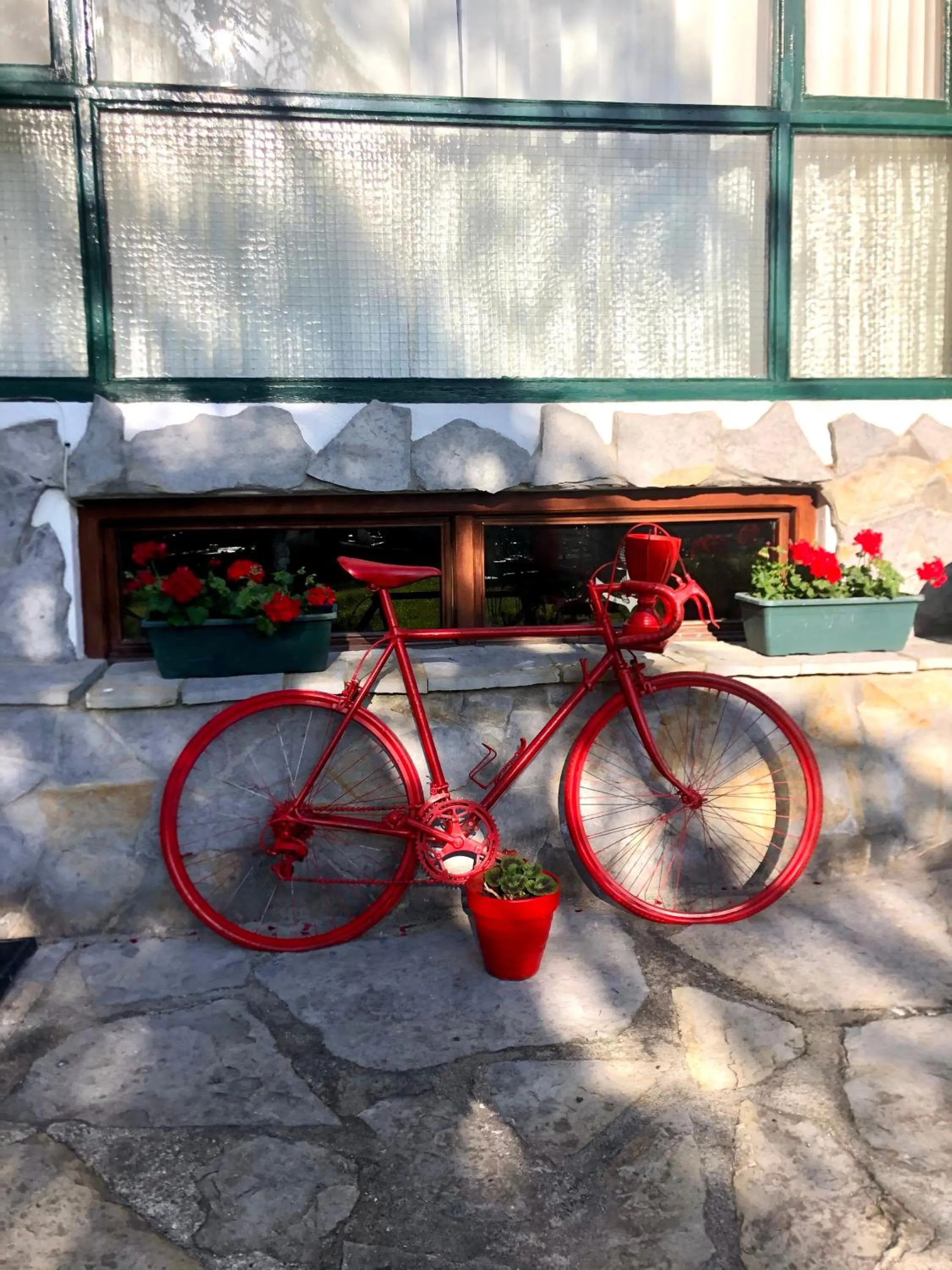 Garden view in El Ancla
