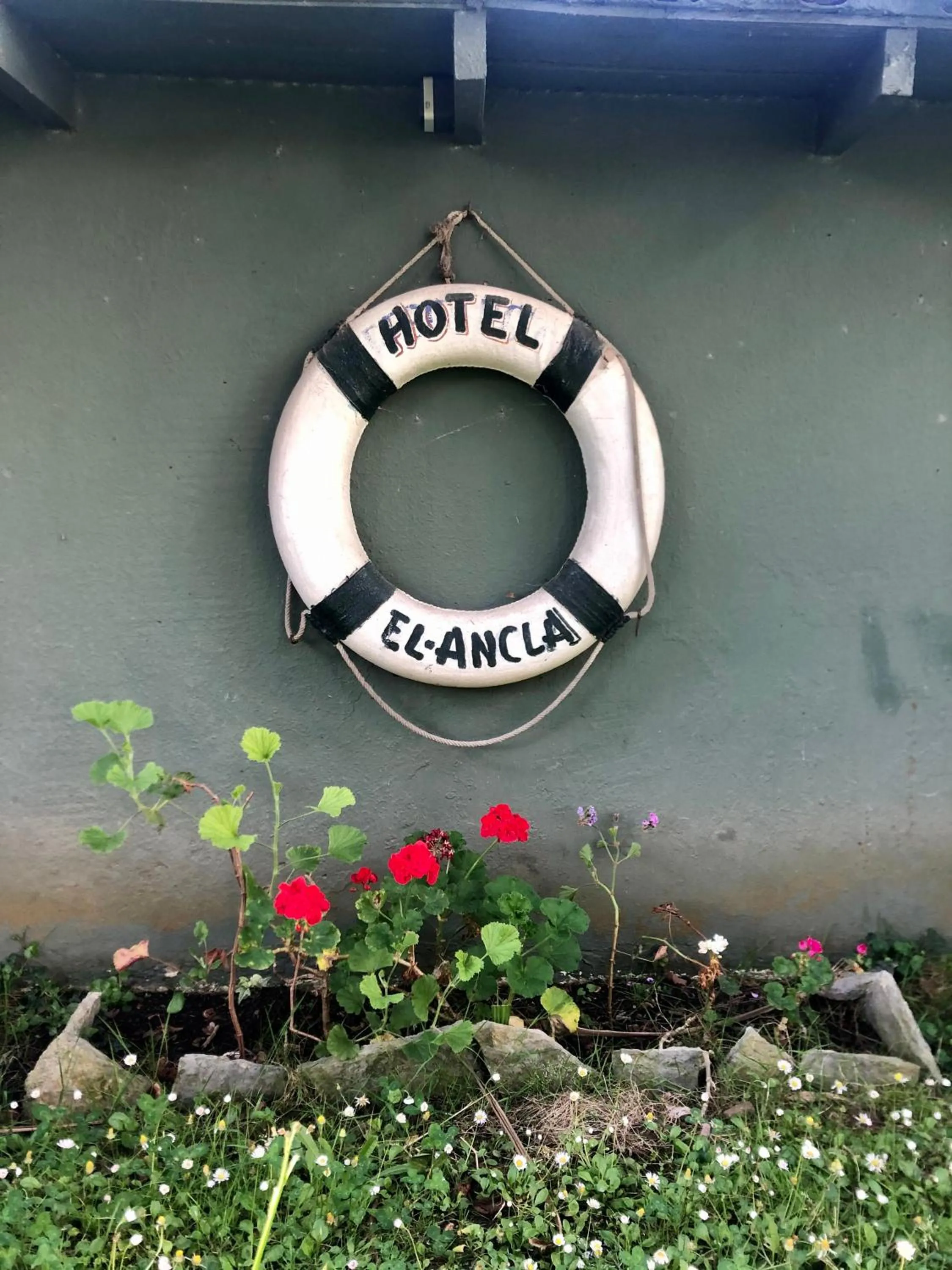 Garden view in El Ancla