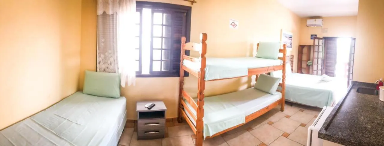 Bed in Pousada Solarium UNIDADE 1 ECONOMICA-BÁSICA