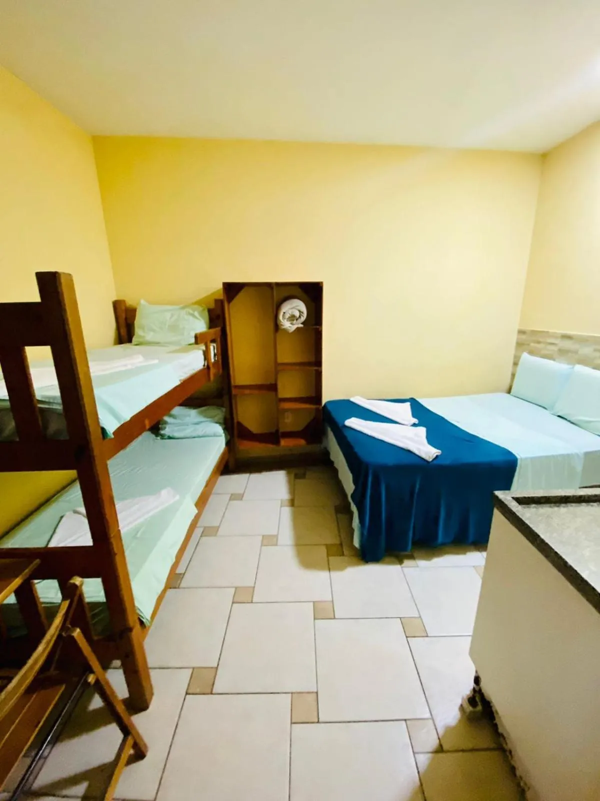 Bed in Pousada Solarium UNIDADE 1 ECONOMICA-BÁSICA