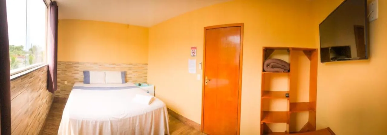 Bed in Pousada Solarium UNIDADE 1 ECONOMICA-BÁSICA