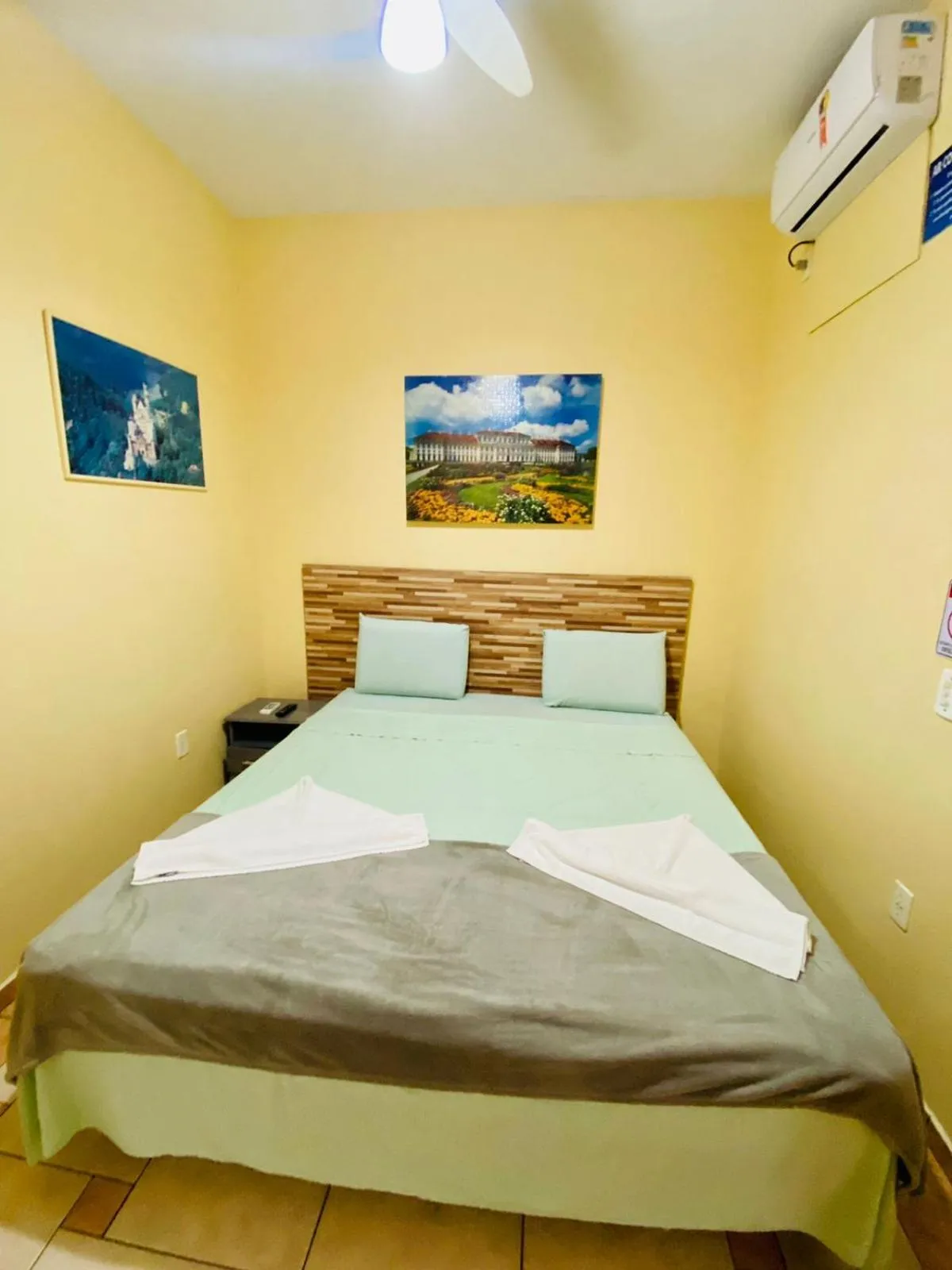 Bed in Pousada Solarium UNIDADE 1 ECONOMICA-BÁSICA