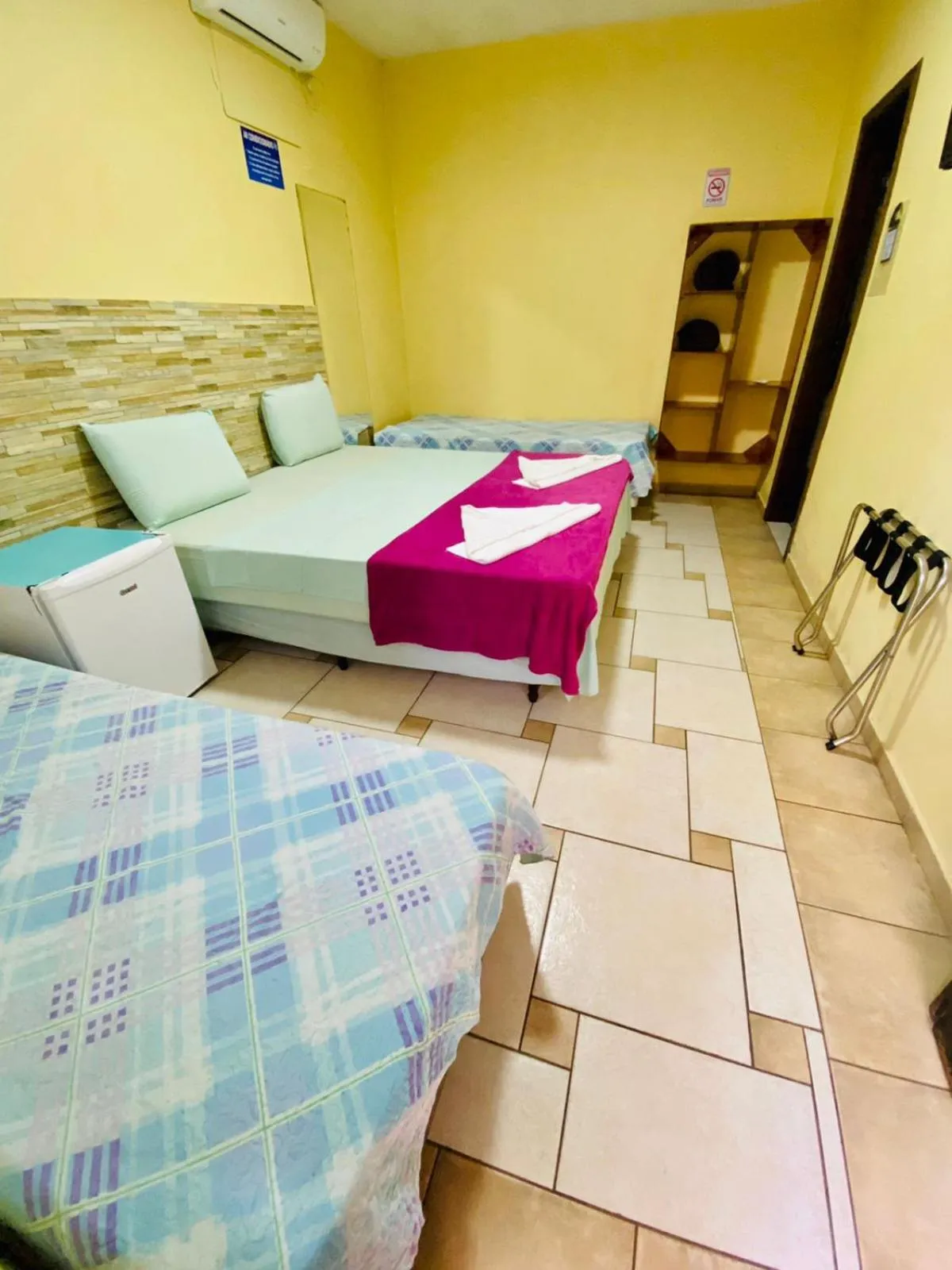 Bed in Pousada Solarium UNIDADE 1 ECONOMICA-BÁSICA