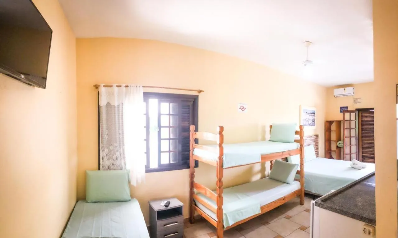 Bed in Pousada Solarium UNIDADE 1 ECONOMICA-BÁSICA