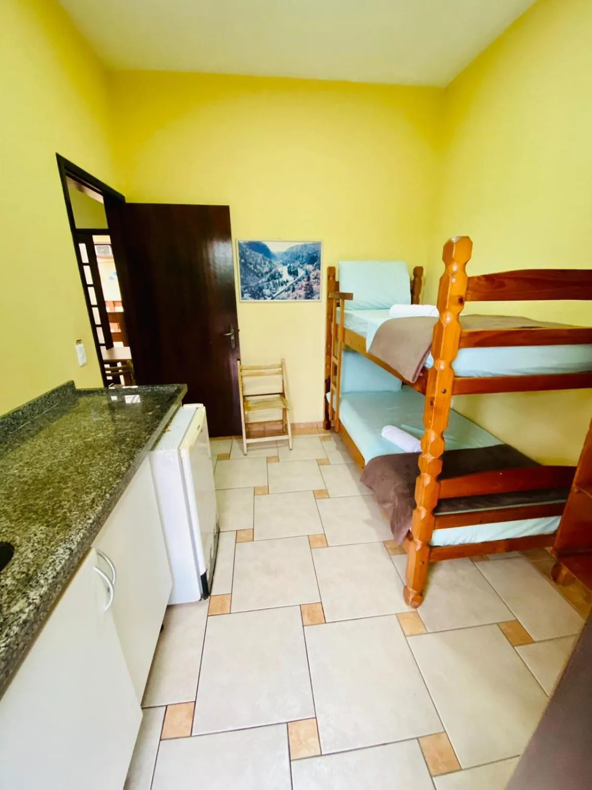 Bed in Pousada Solarium UNIDADE 1 ECONOMICA-BÁSICA