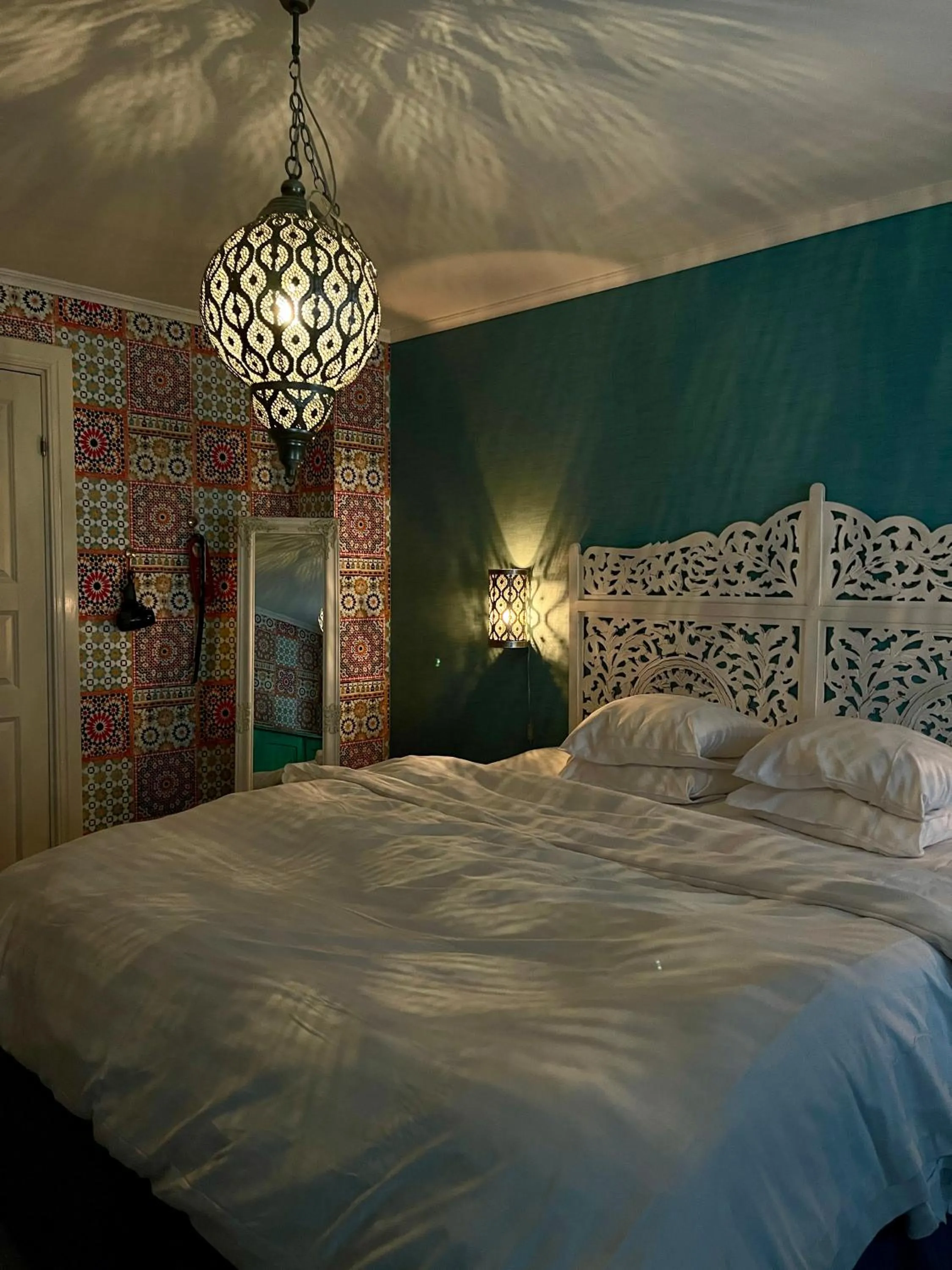 Photo of the whole room, Bed in Hotell Vaxblekaregården