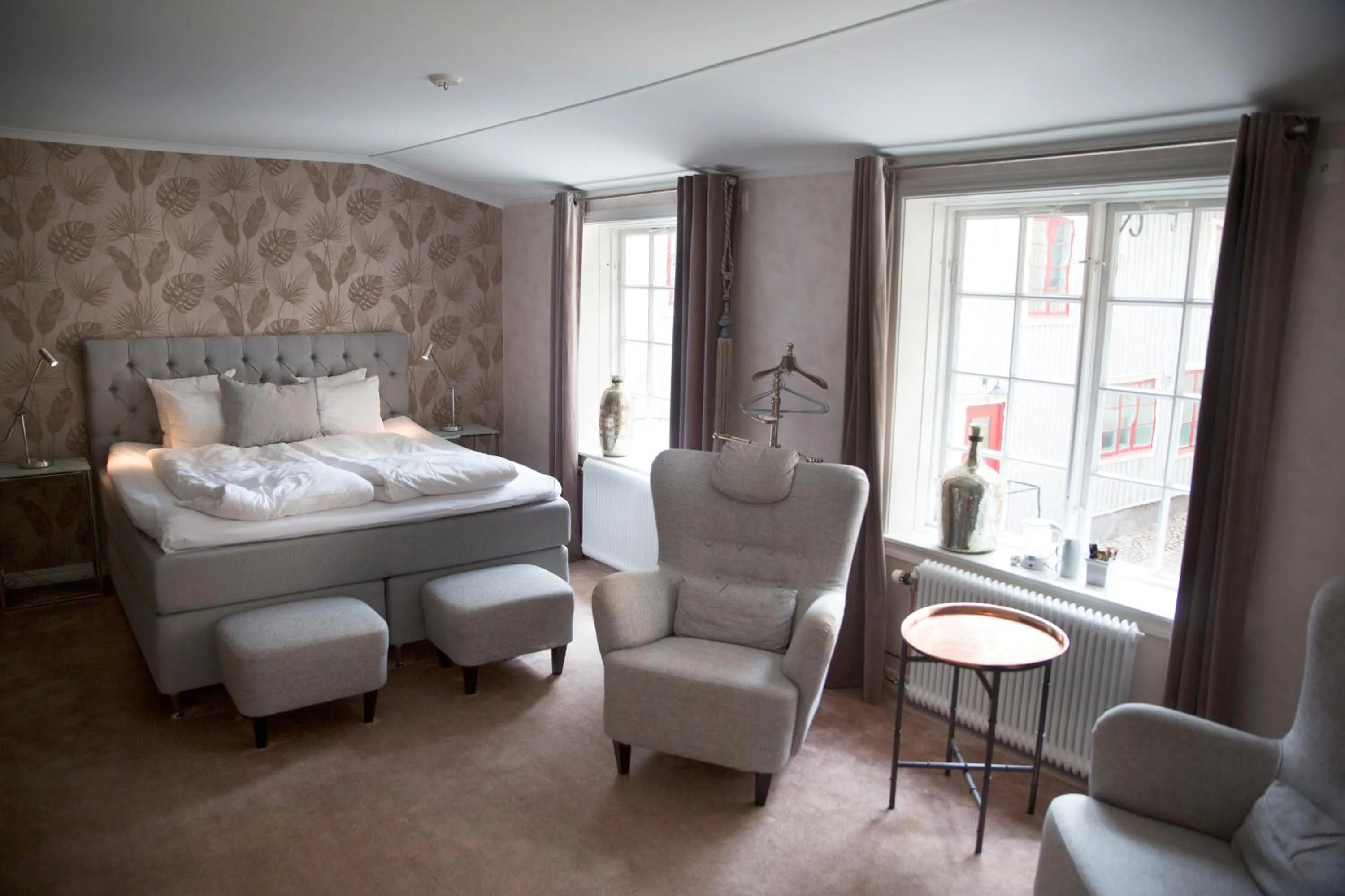 Photo of the whole room, Bed in Hotell Vaxblekaregården