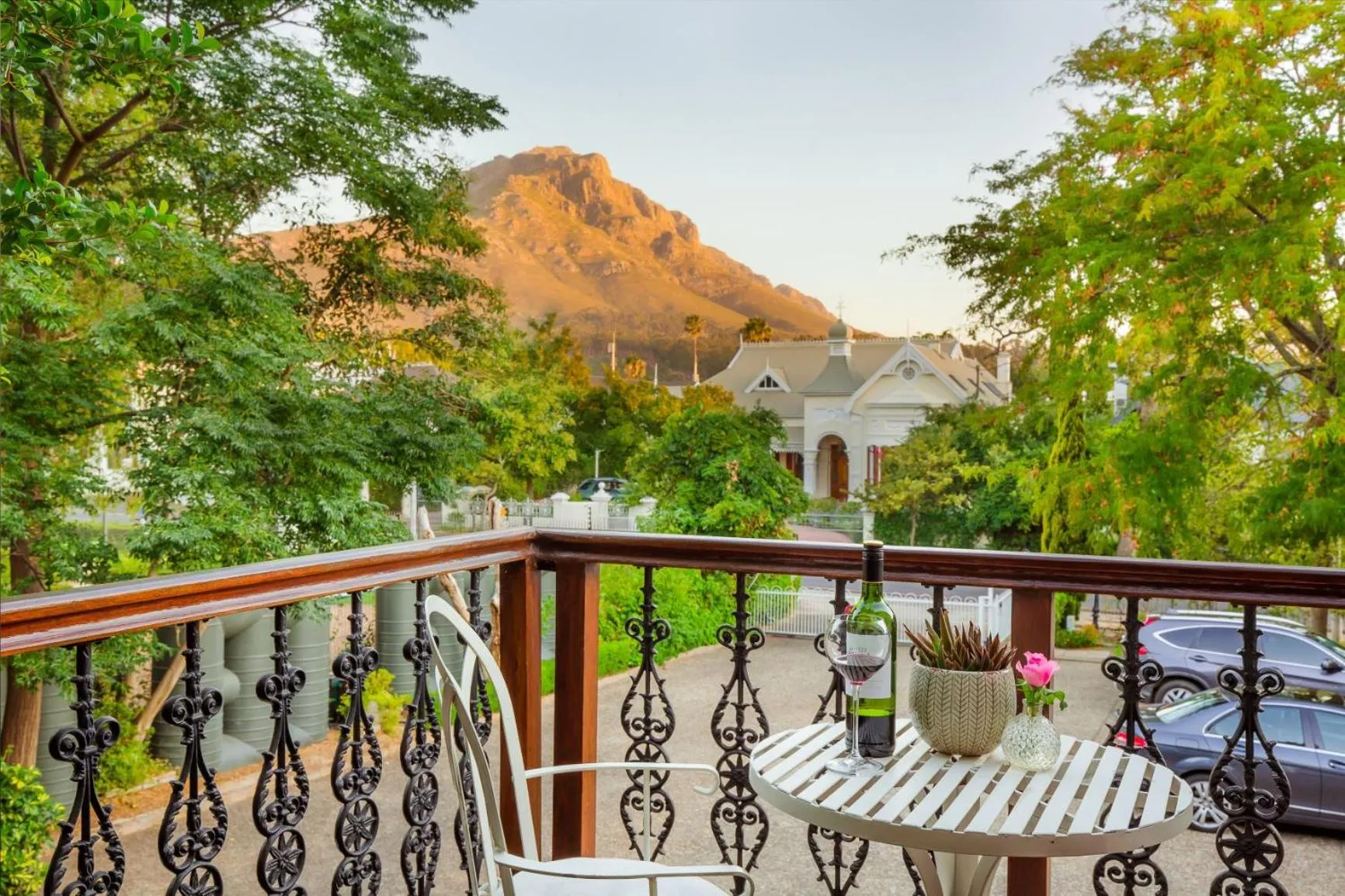 Patio in Roosenwijn Guesthouse