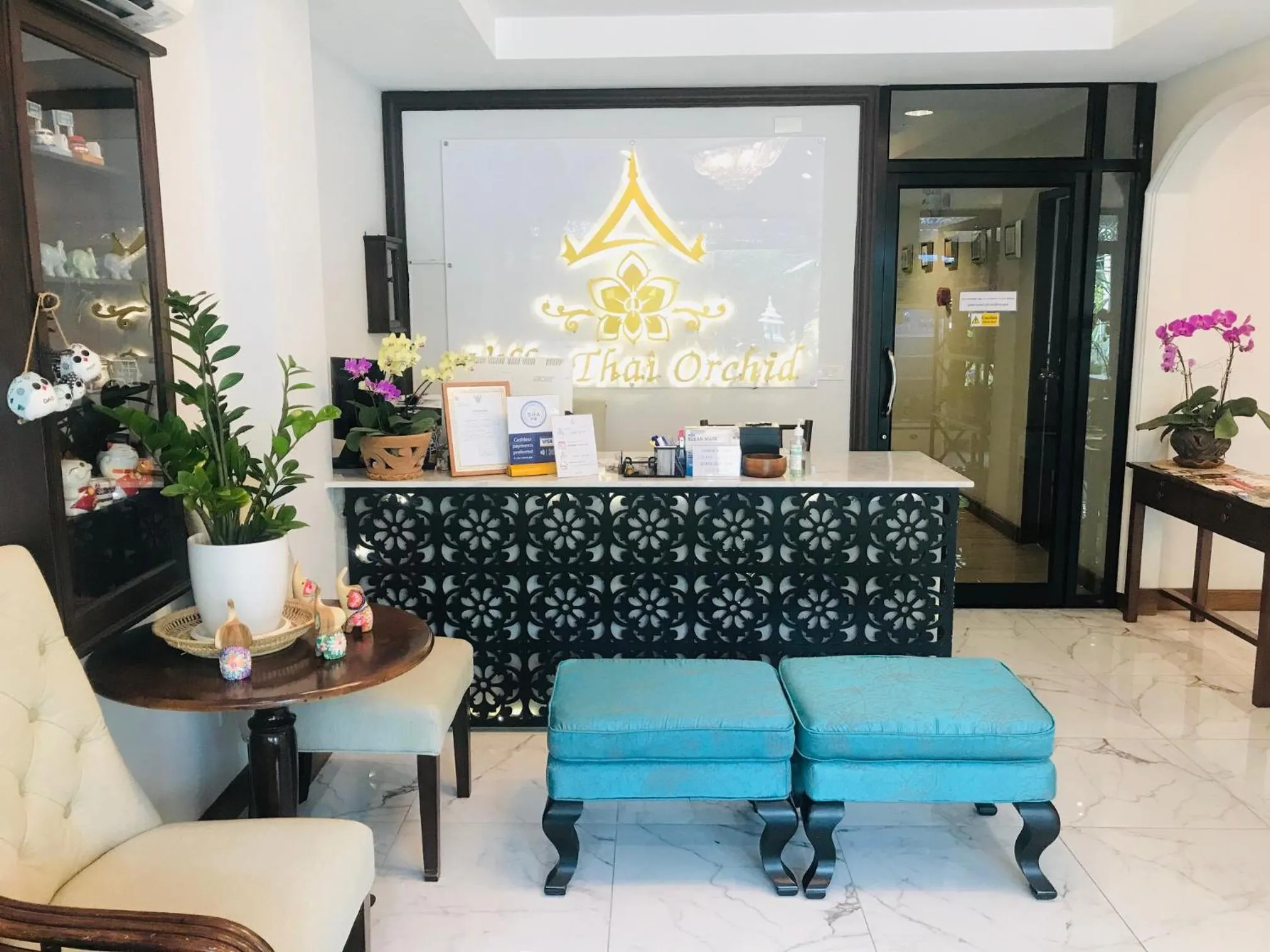 Lobby or reception in Villa Thai Orchid (adult only)