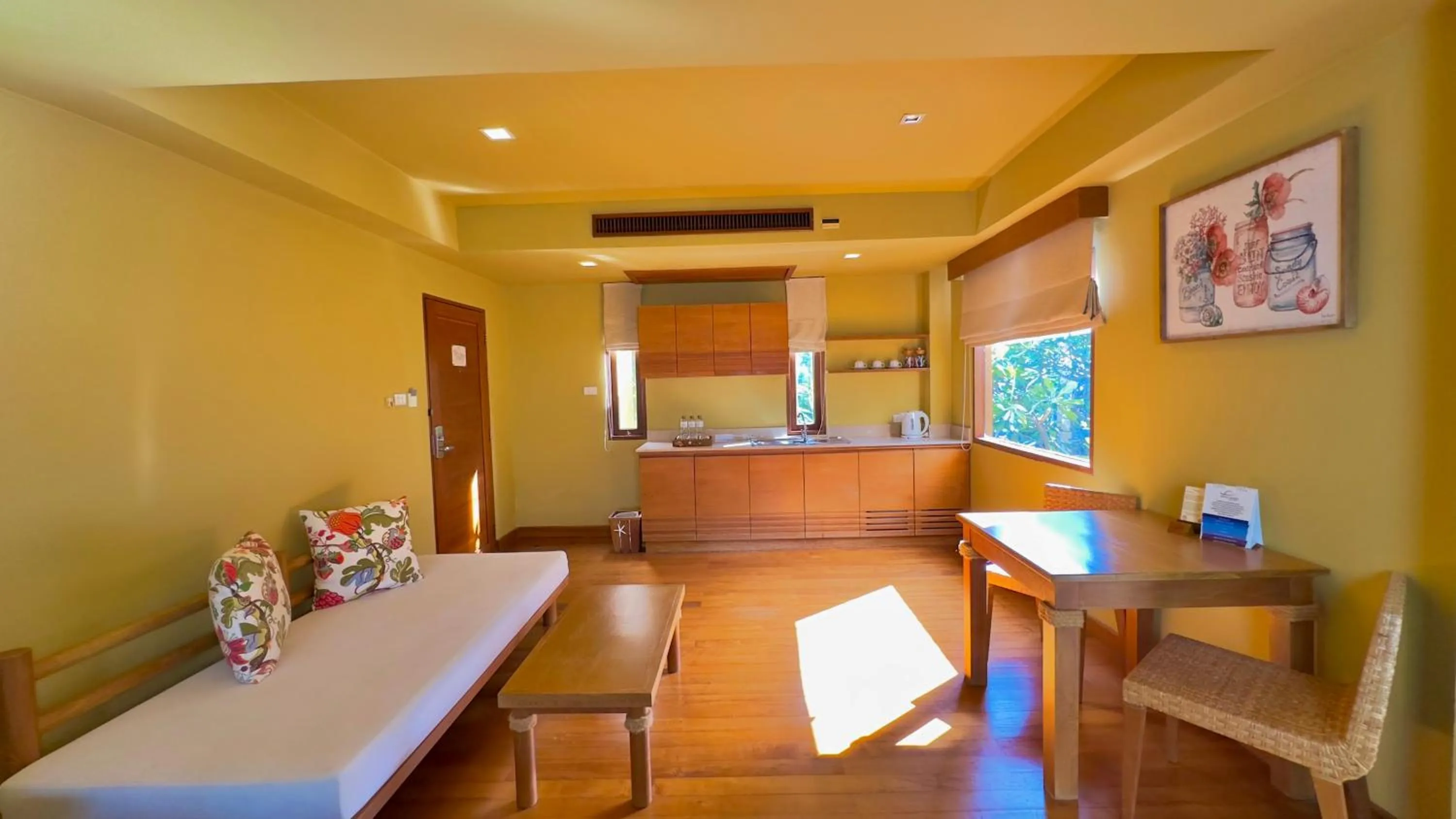 Seating area in Deva Beach Resort Samui