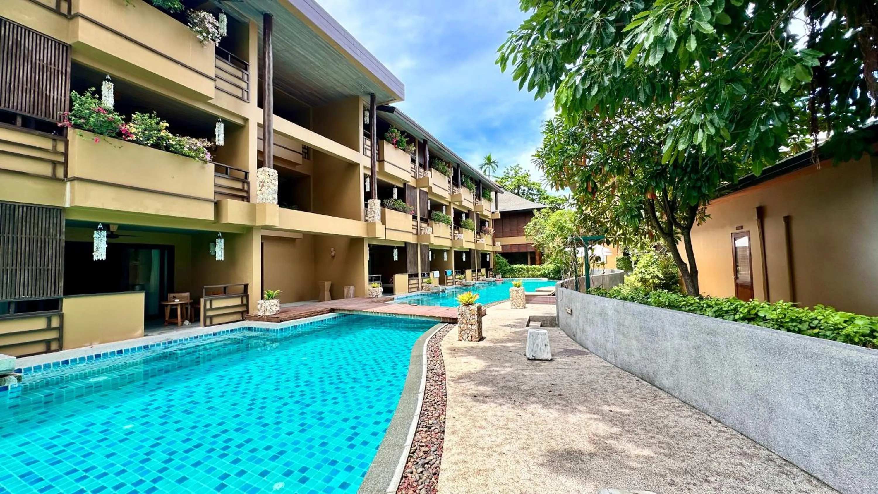 Property building in Deva Beach Resort Samui