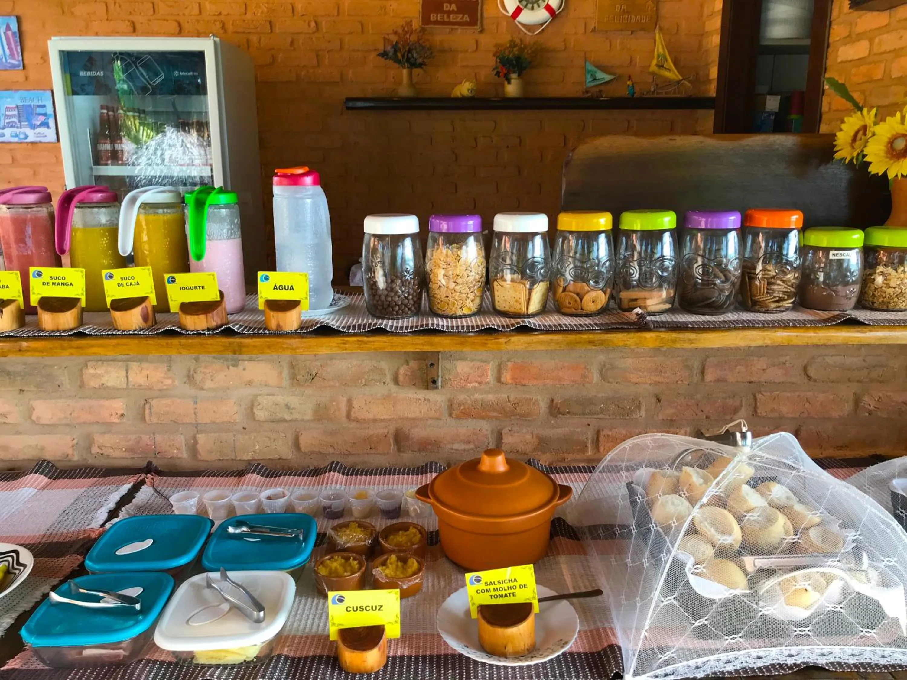 Breakfast in Hotel Pousada Beleza das Ondas