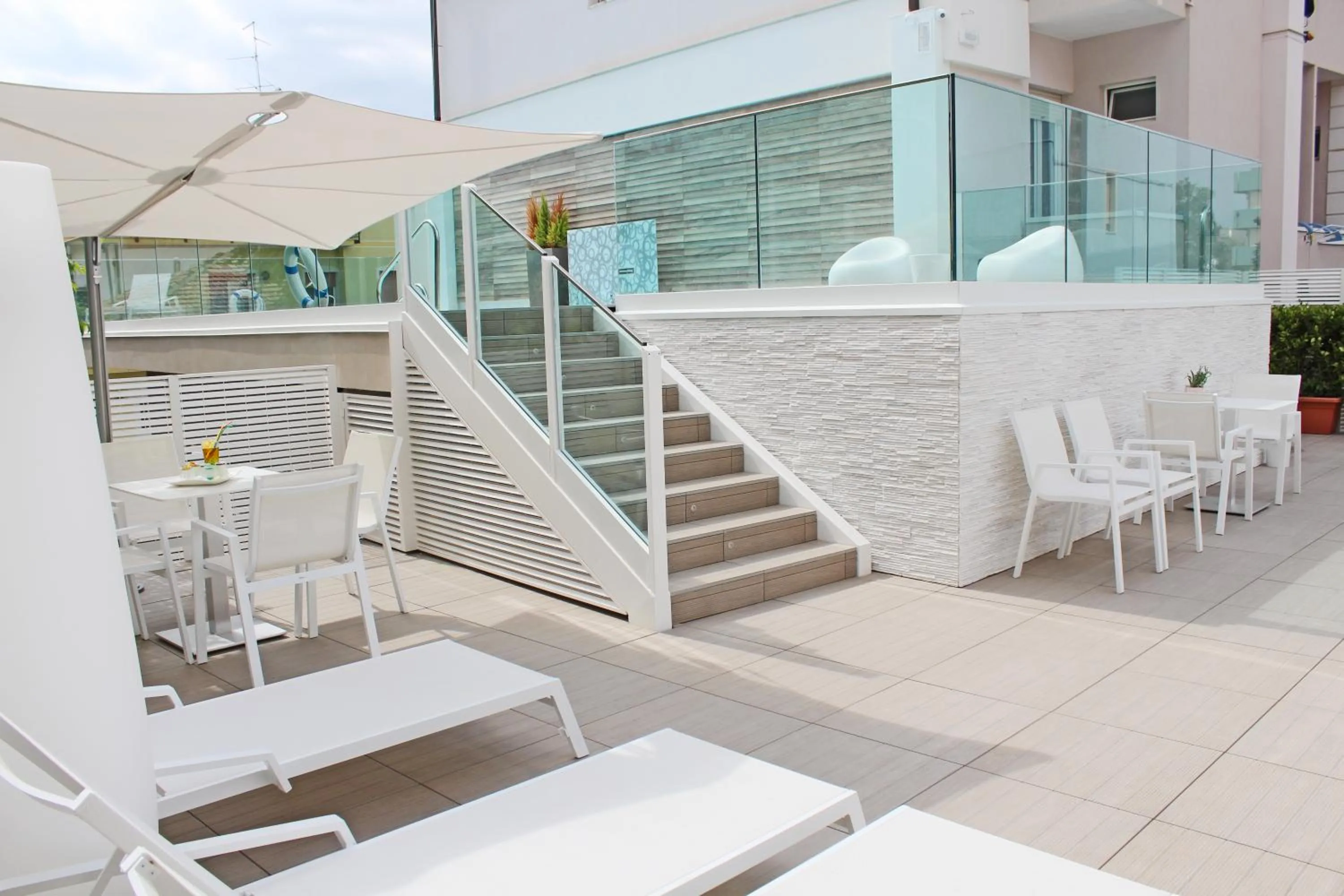 Hot Tub in Hotel Villa Paola