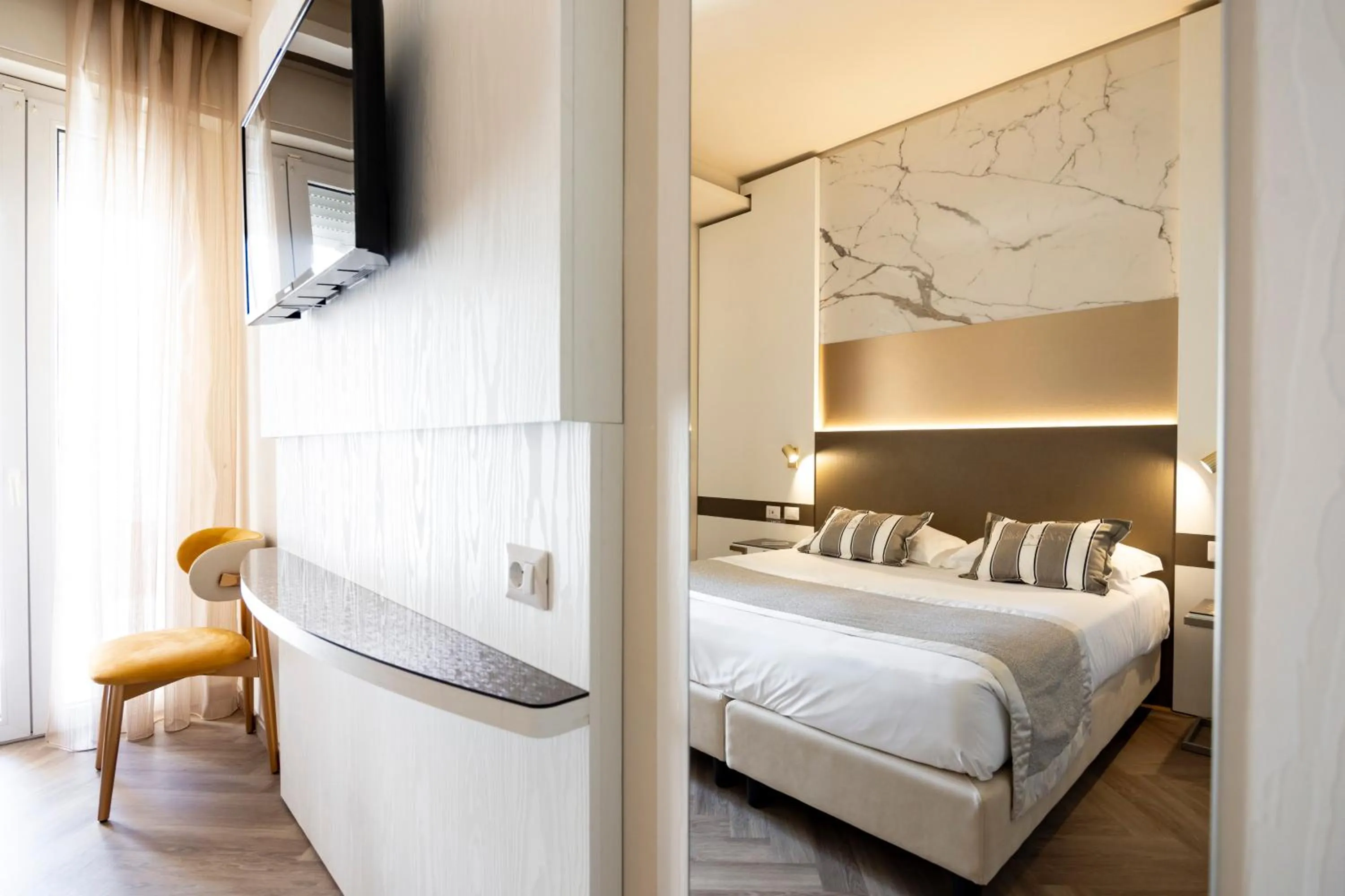 Bed in Hotel Villa Paola