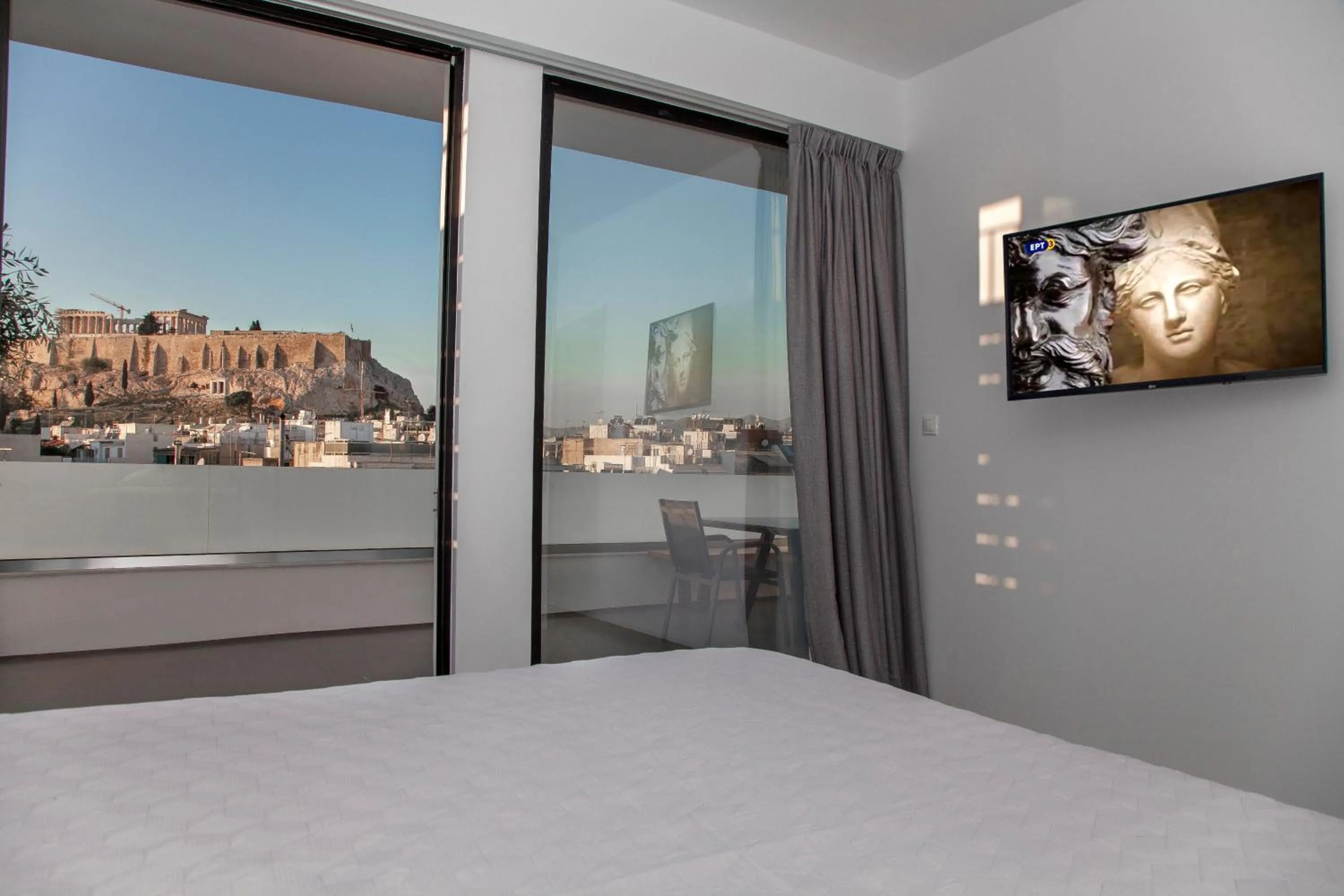 TV and multimedia, Bed in Luxury Penthouse touching the Acropolis by GHH