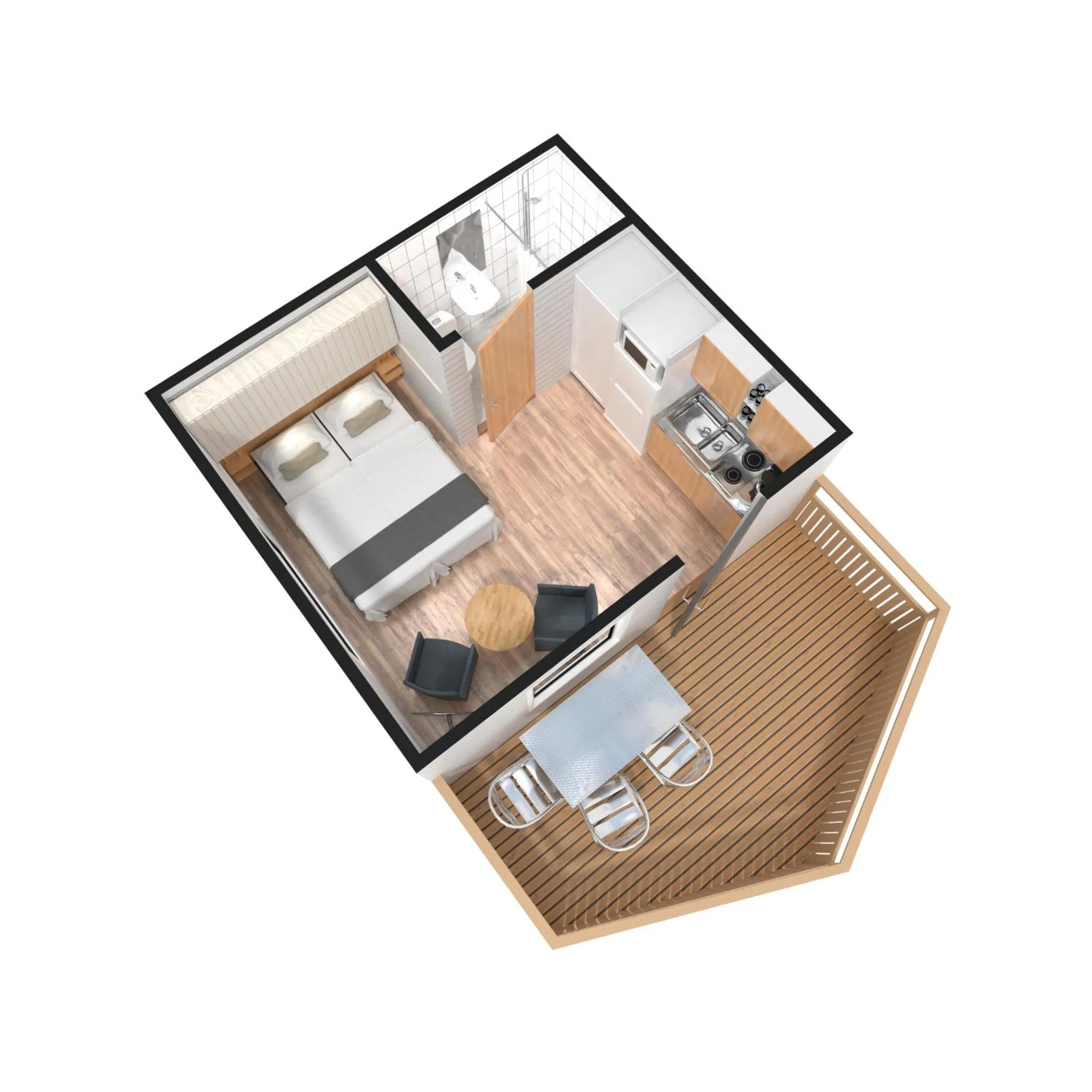Floor plan in Hafsten Resort