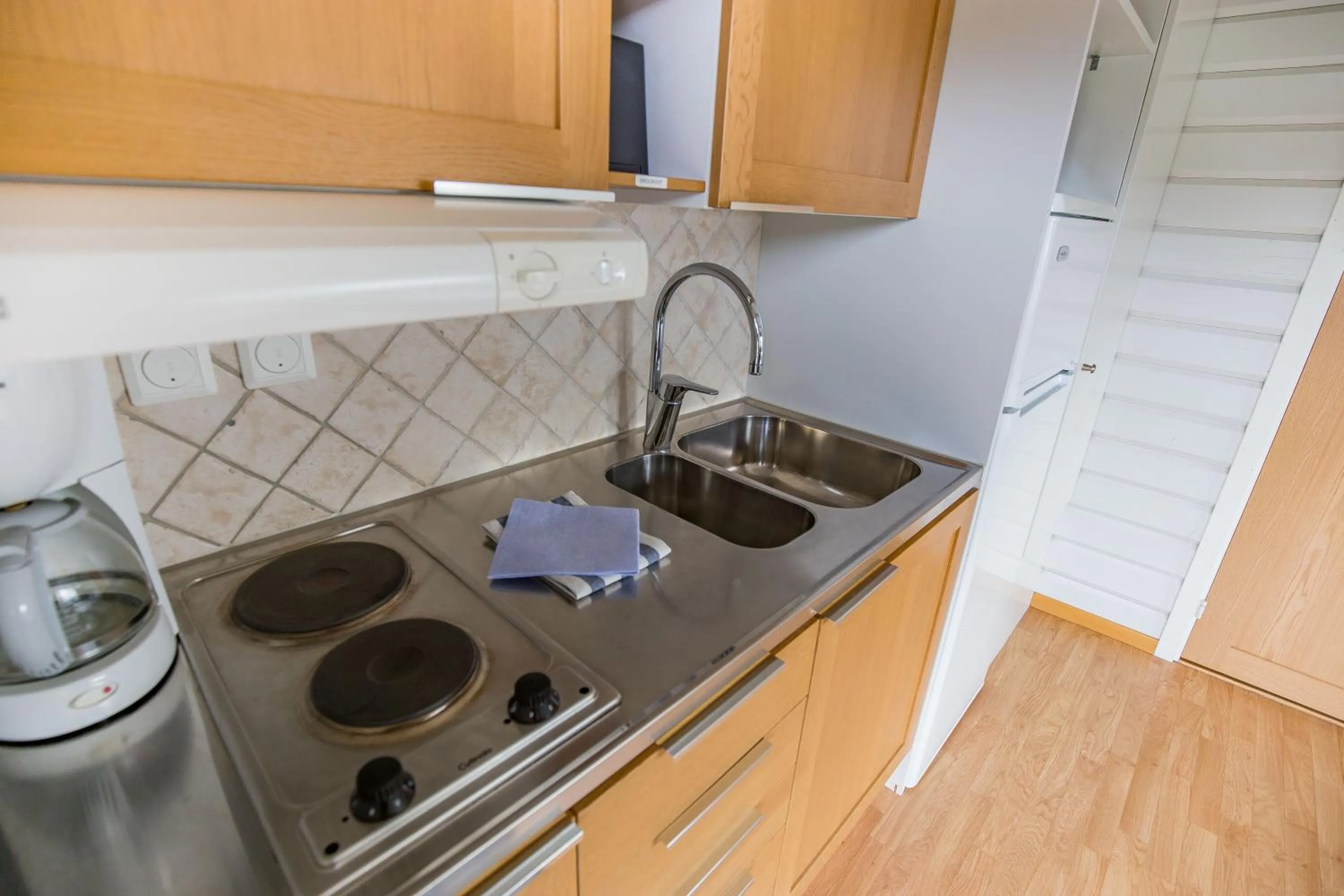 Kitchen or kitchenette in Hafsten Resort