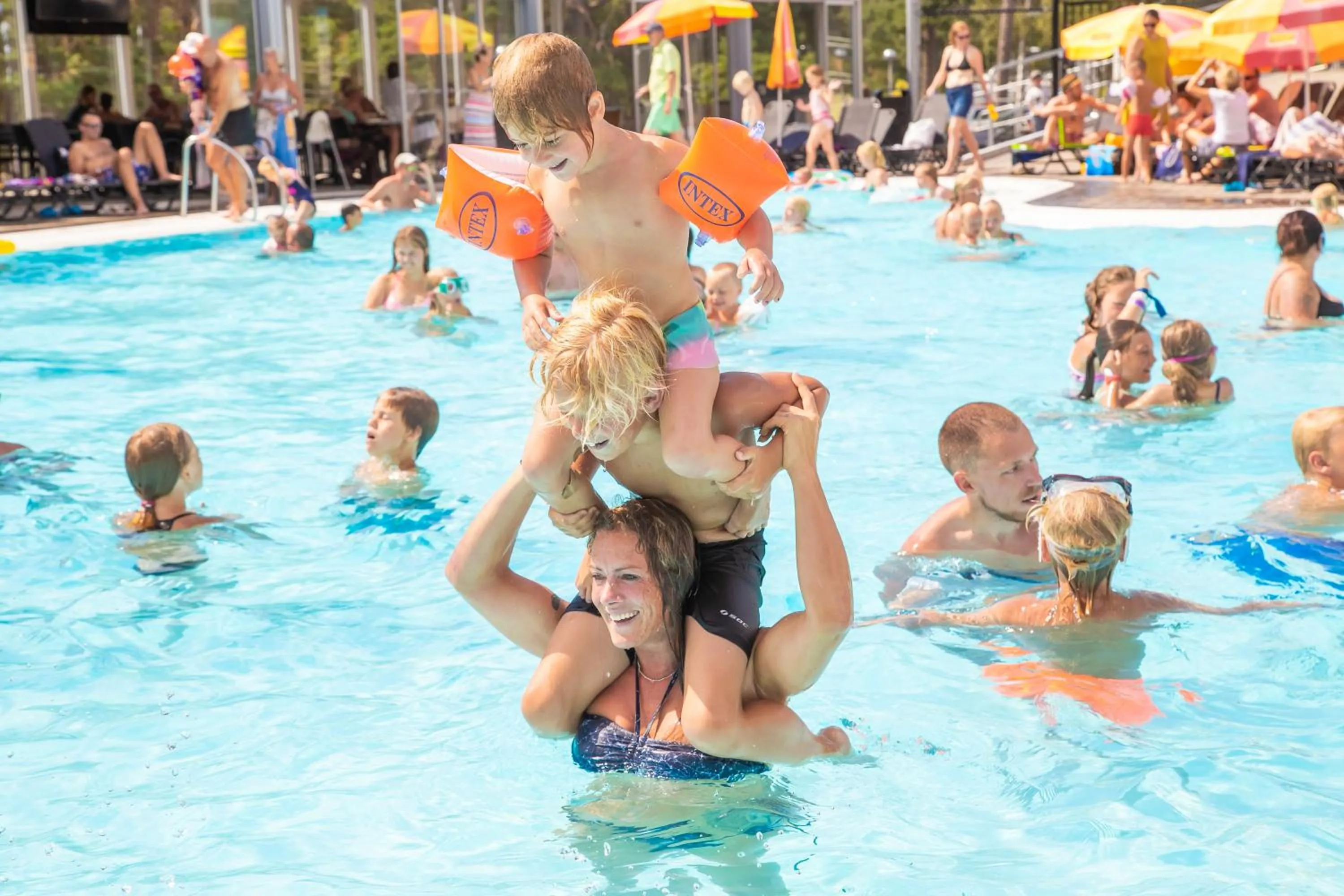 People in Hafsten Resort