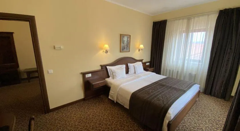 Bed in Hotel Leul de Aur