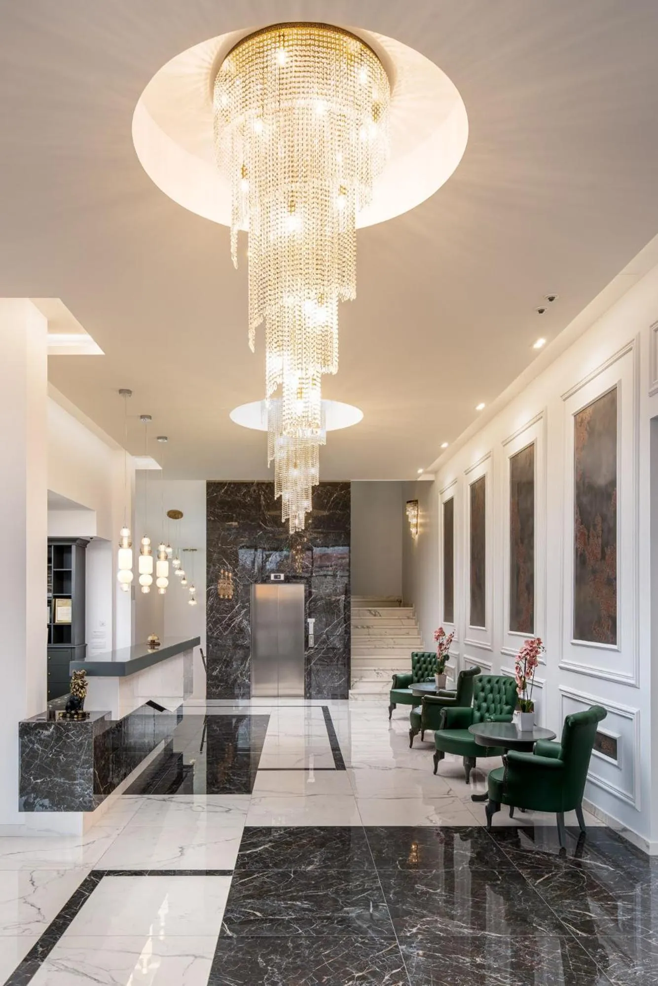 Lobby or reception in Hotel Leul de Aur