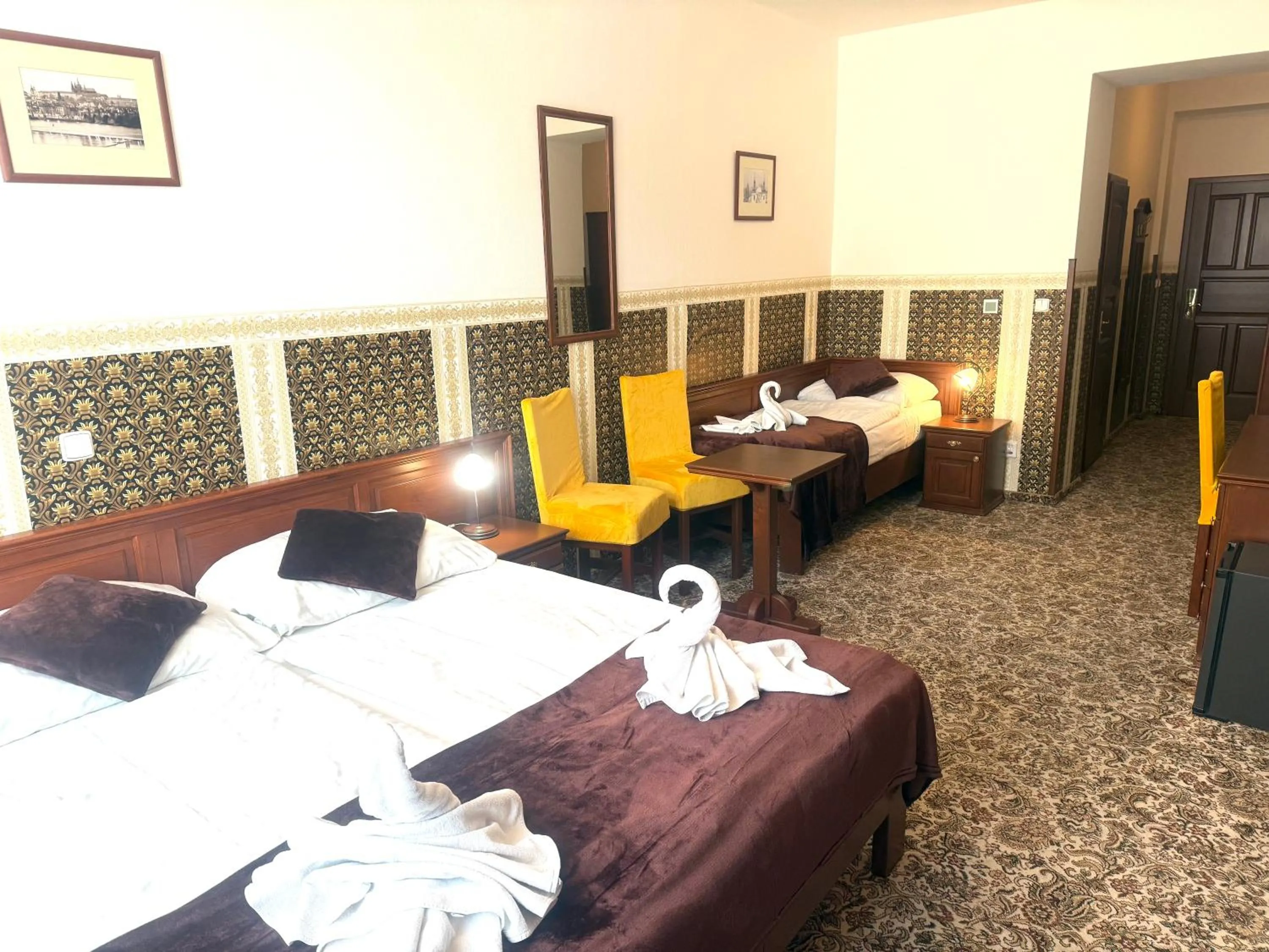 Bed in Hotel Liliova Prague Old Town