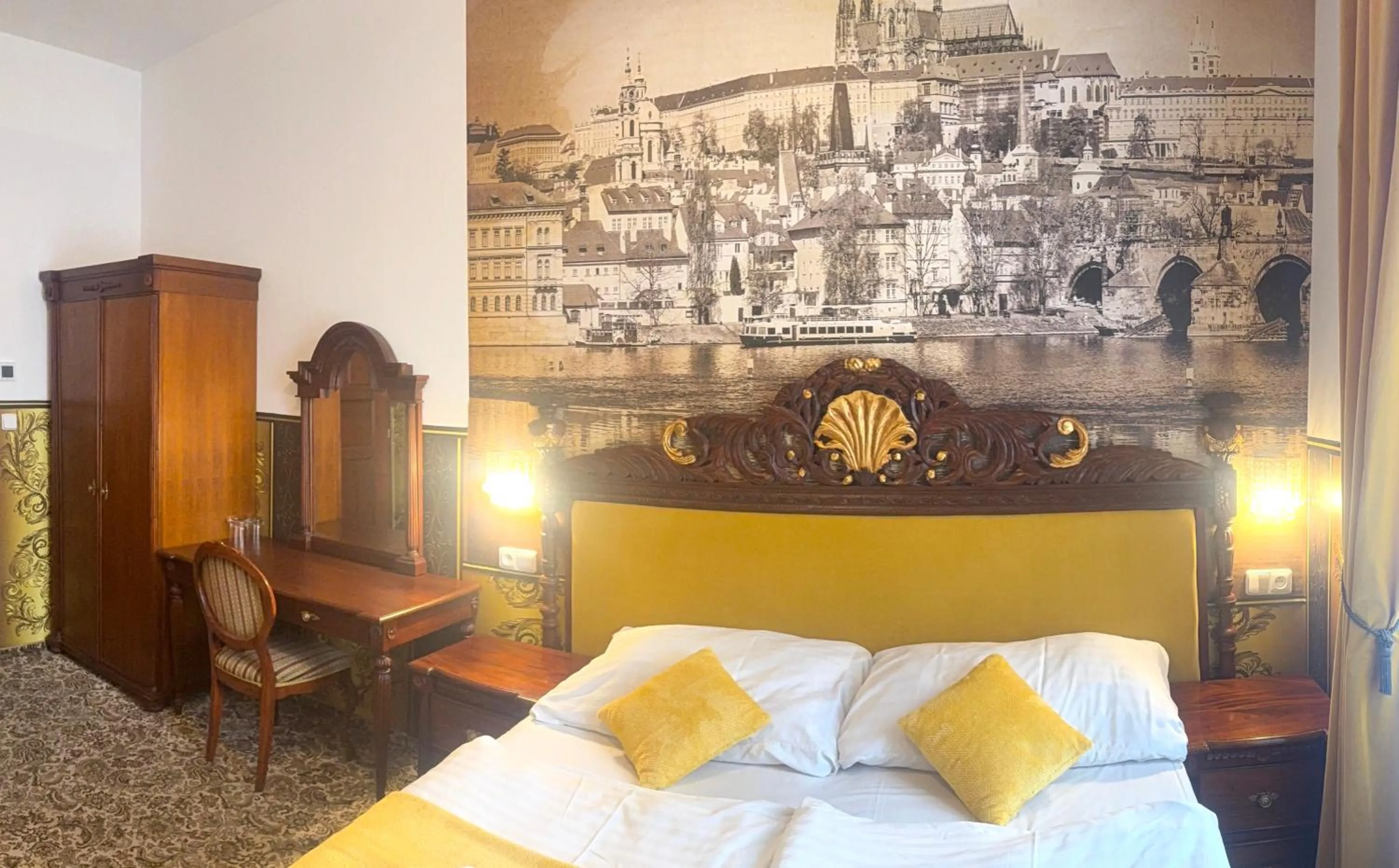 Bed in Hotel Liliova Prague Old Town