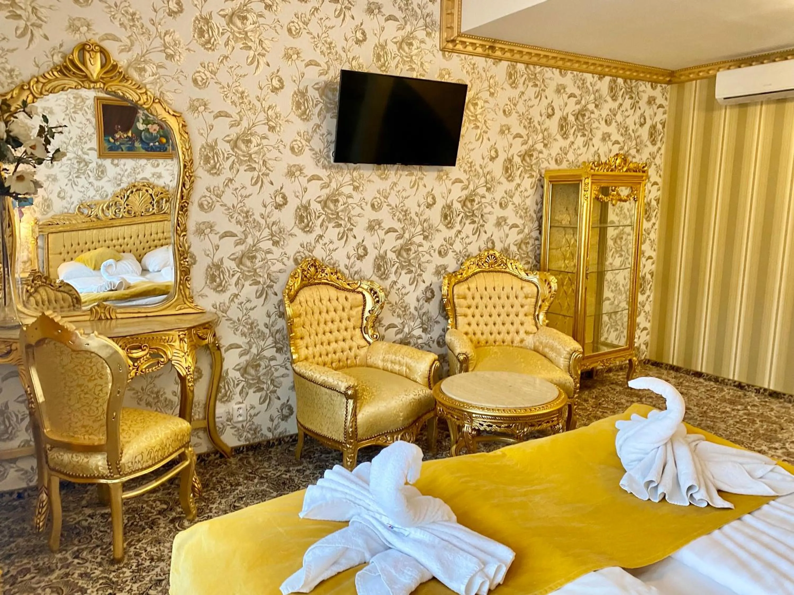 Seating area in Hotel Liliova Prague Old Town