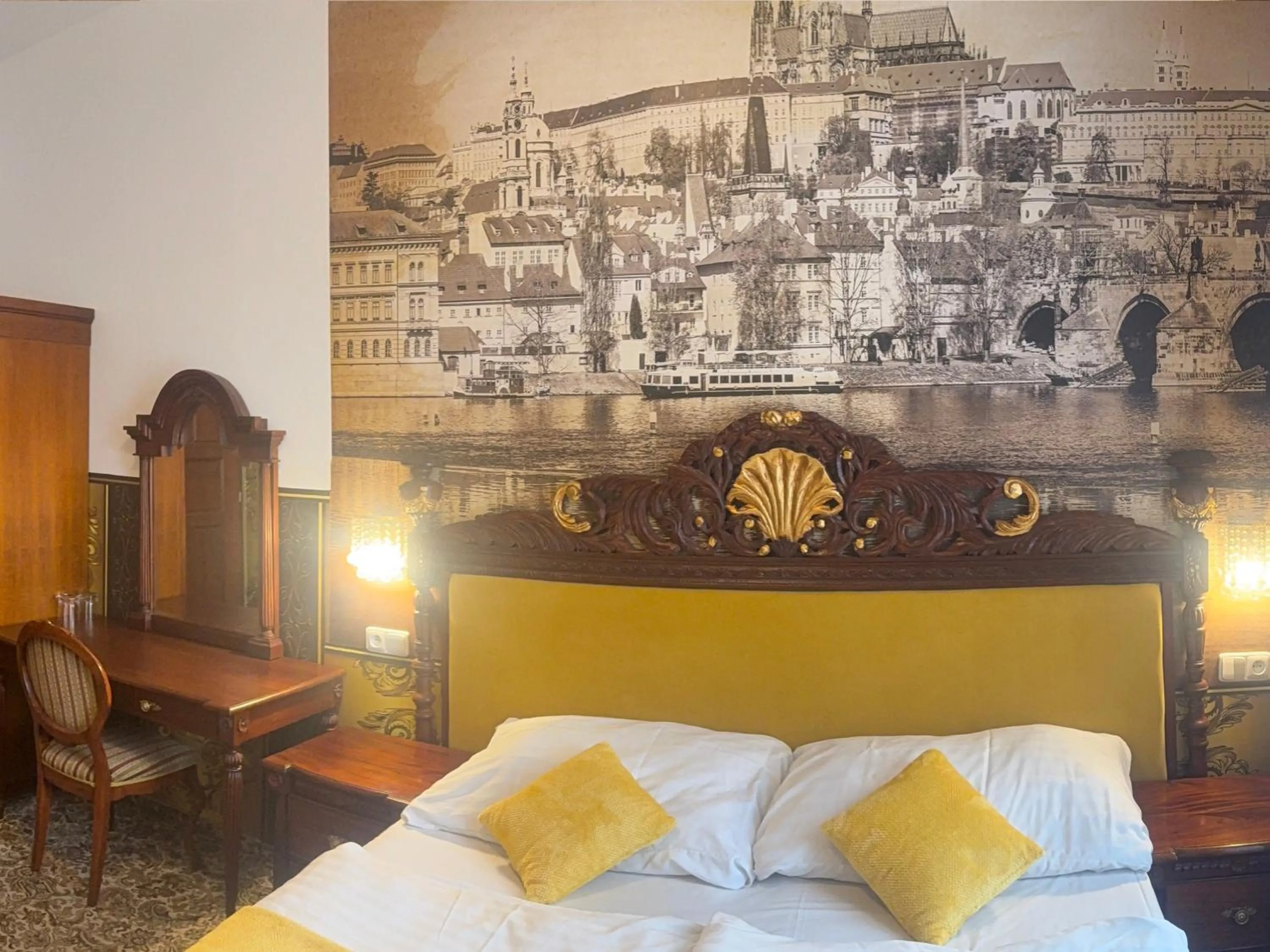 Bed in Hotel Liliova Prague Old Town