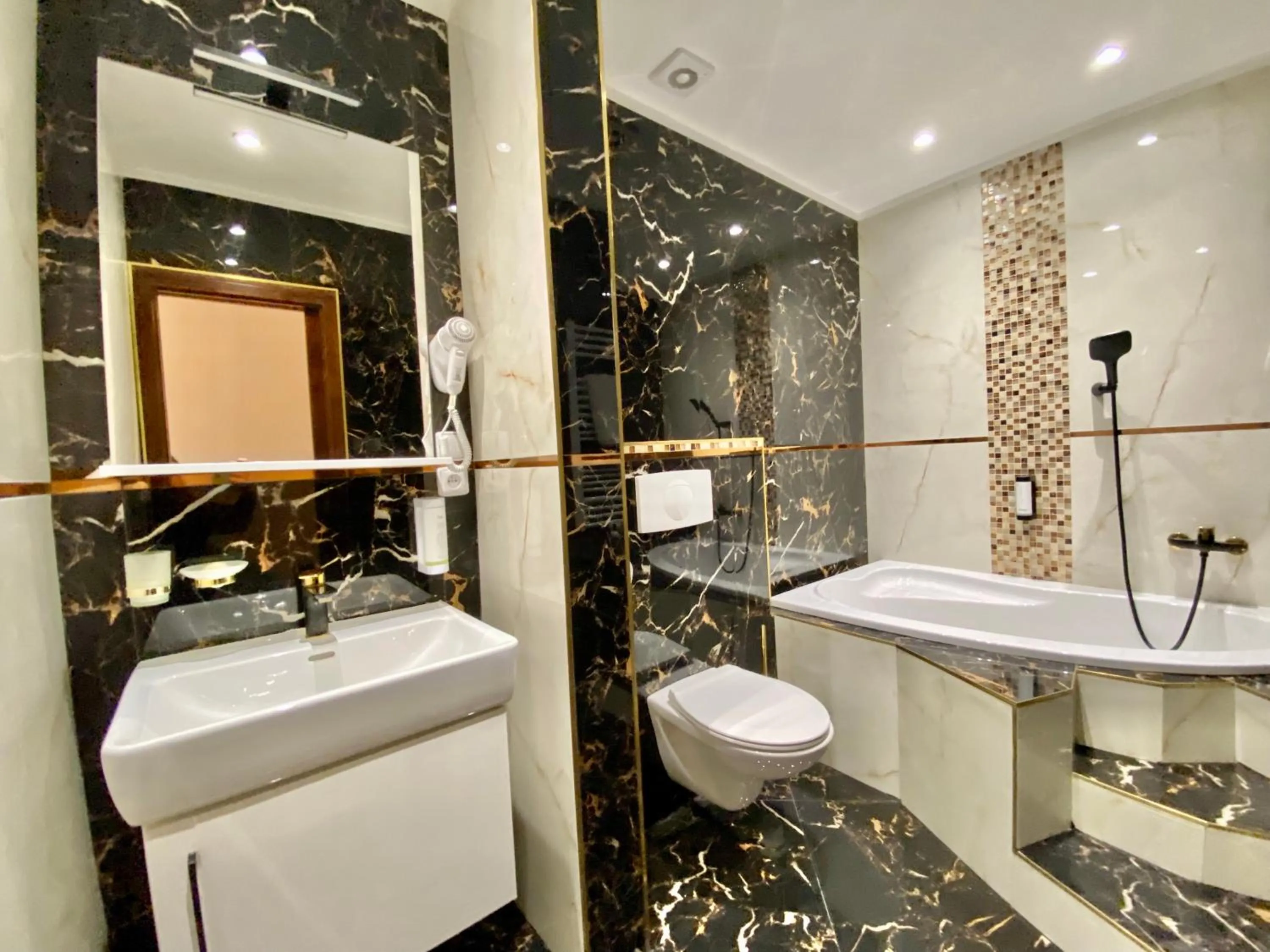 Bathroom in Hotel Liliova Prague Old Town