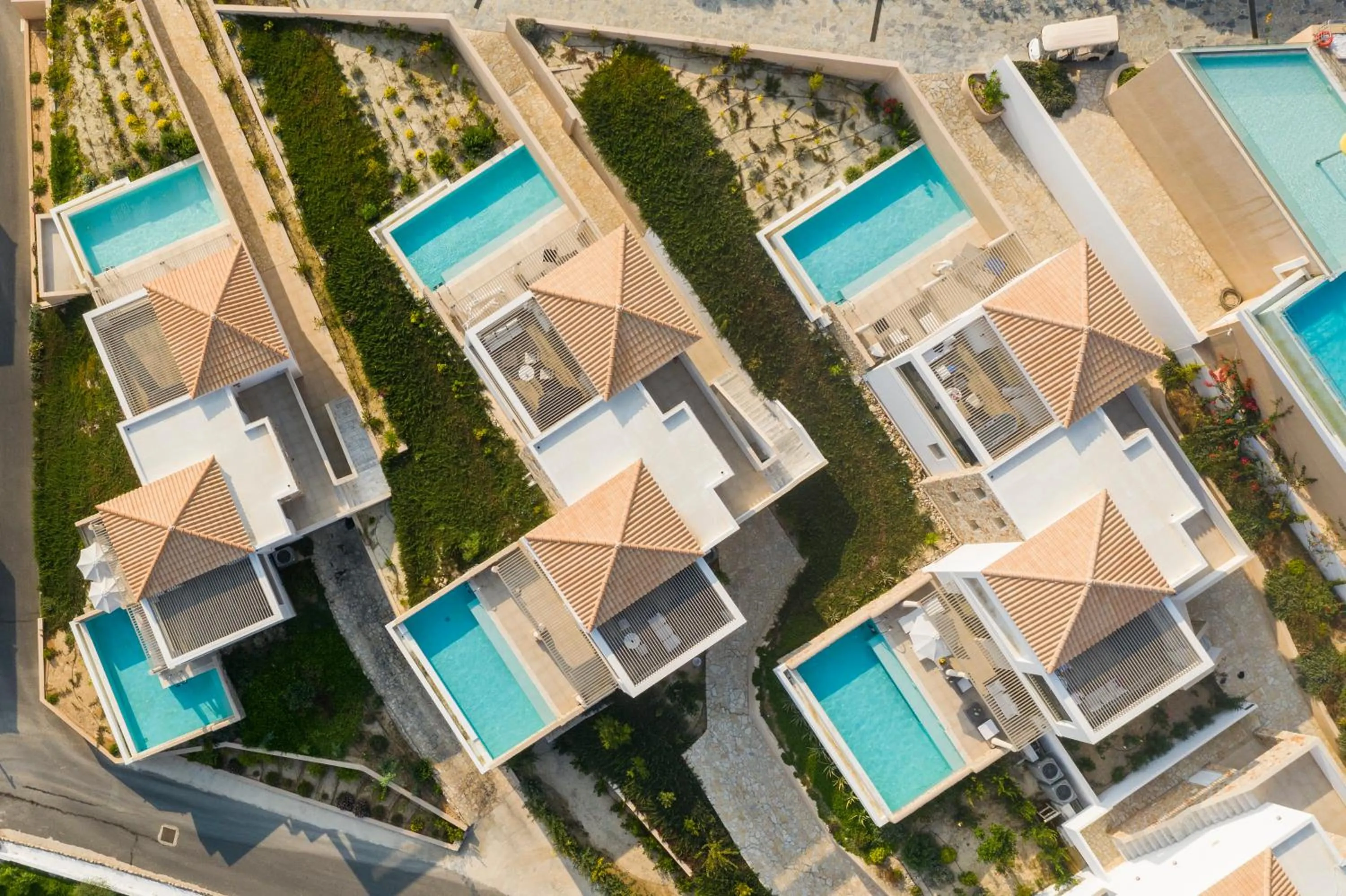 Bird's eye view in White Rock of Kos Hotel - Adults only